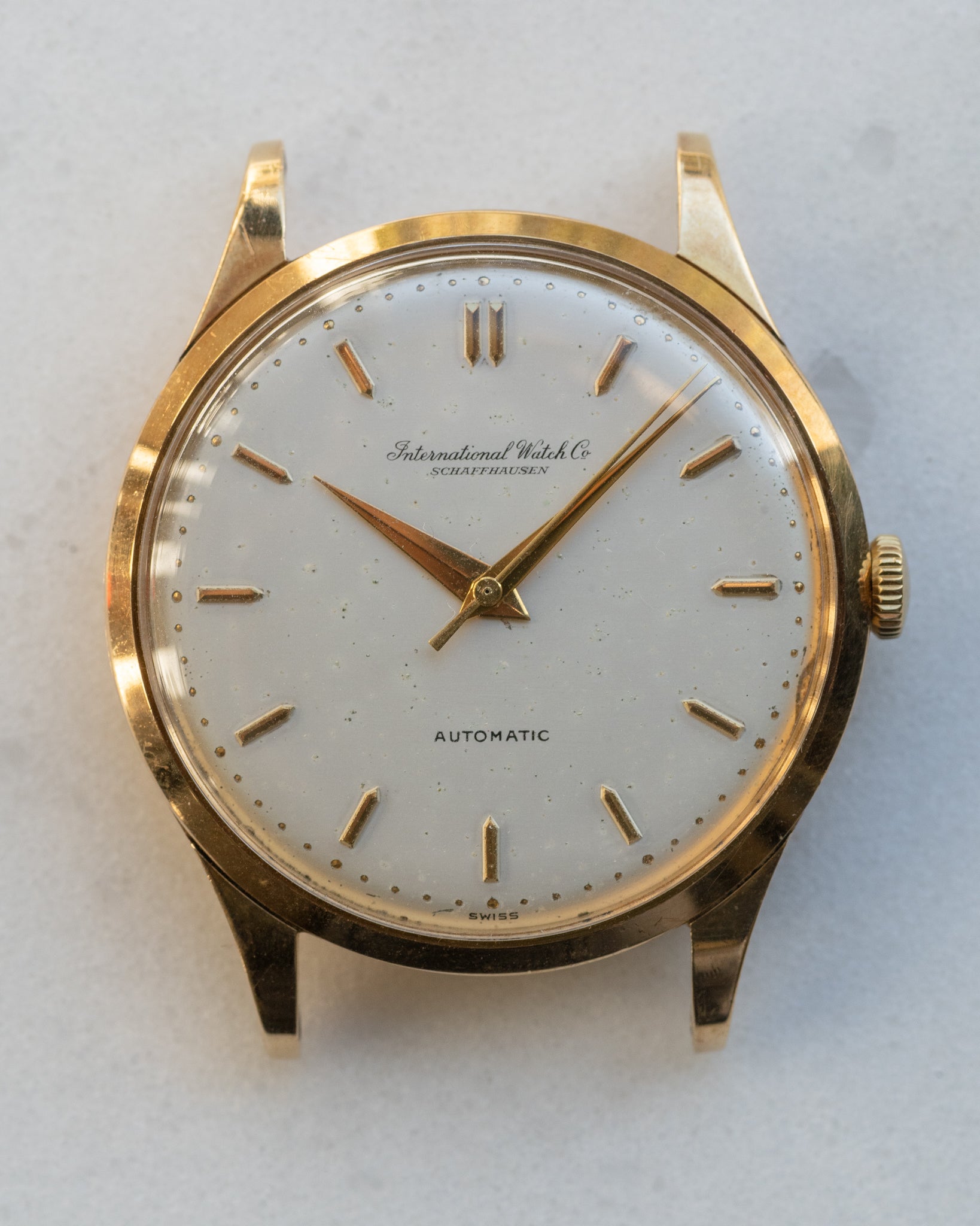 IWC ドレスウォッチ 18K ゴールド、cal. 853 1962/63 年製