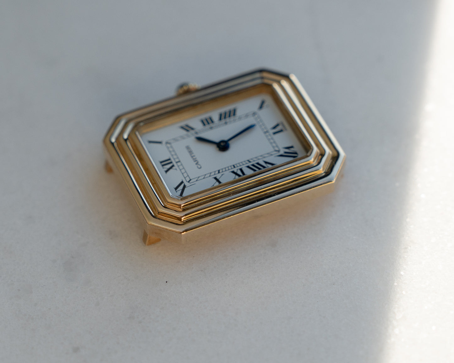 Cartier Cristallor 18k Yellow Gold, later Paris Dial & case, SM size