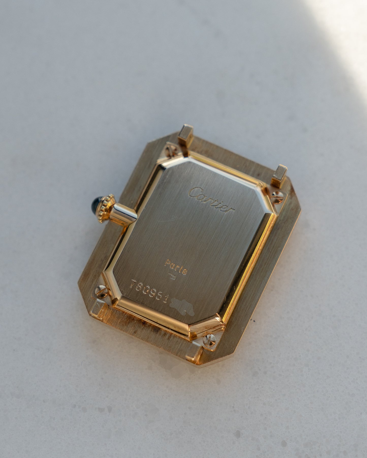 Cartier Cristallor 18k Yellow Gold, later Paris Dial & case, SM size