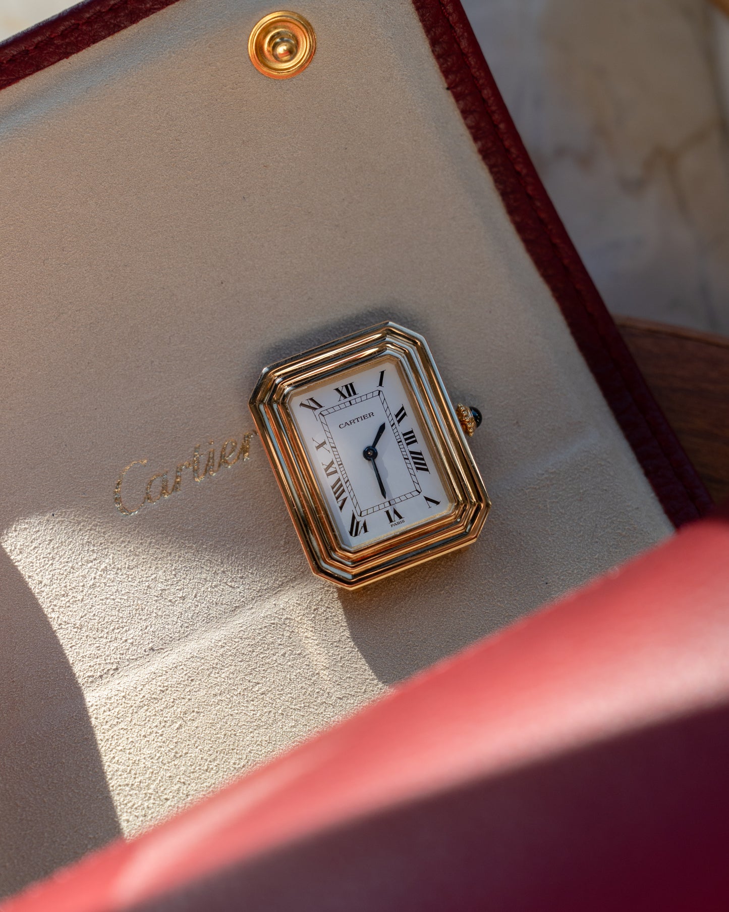 Cartier Cristallor 18k Yellow Gold, later Paris Dial & case, SM size