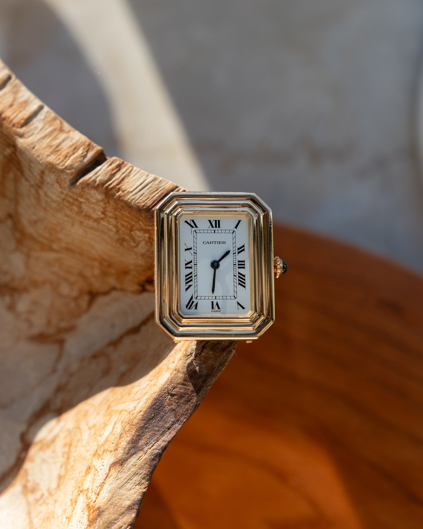 Cartier Cristallor 18k Yellow Gold, later Paris Dial & case, SM size