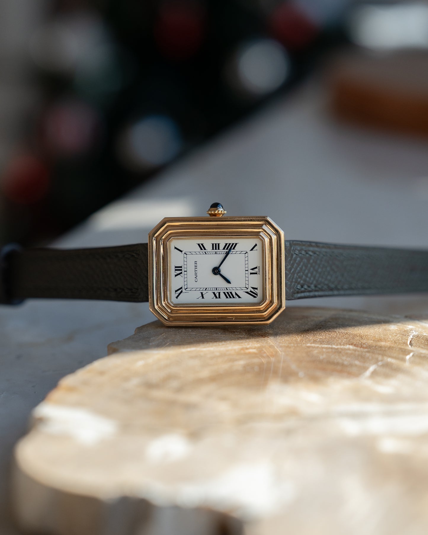 Cartier Cristallor 18k Yellow Gold, later Paris Dial & case, SM size