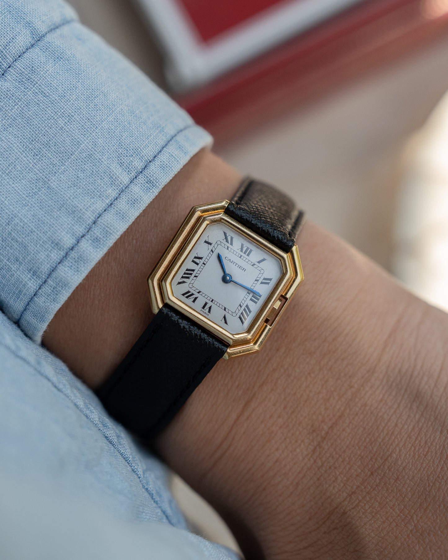Cartier Ceinture in Yellow Gold, Paris Dial, ref 78100 SM size - mechanical wind movement