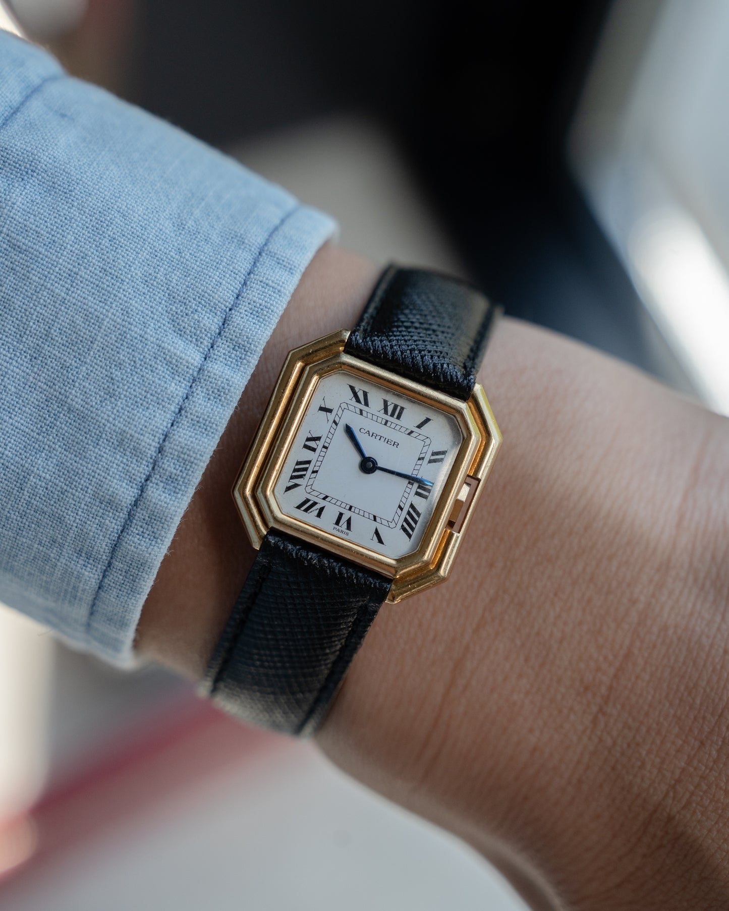 Cartier Ceinture in Yellow Gold, Paris Dial, ref 78100 SM size - mechanical wind movement