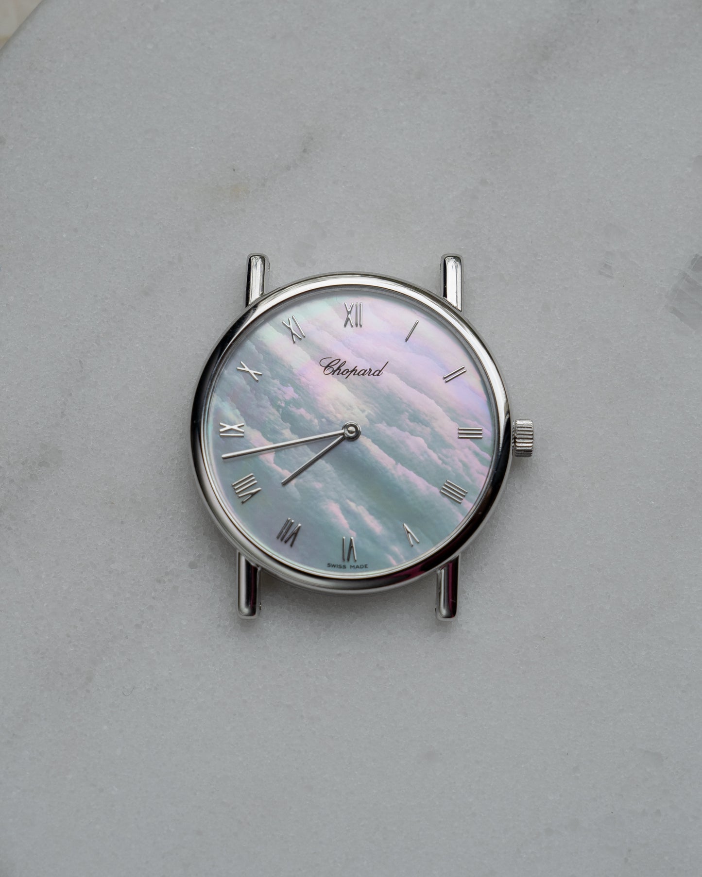 Chopard dress watch in White Gold with Mother of Pearl dial, manual wind movement