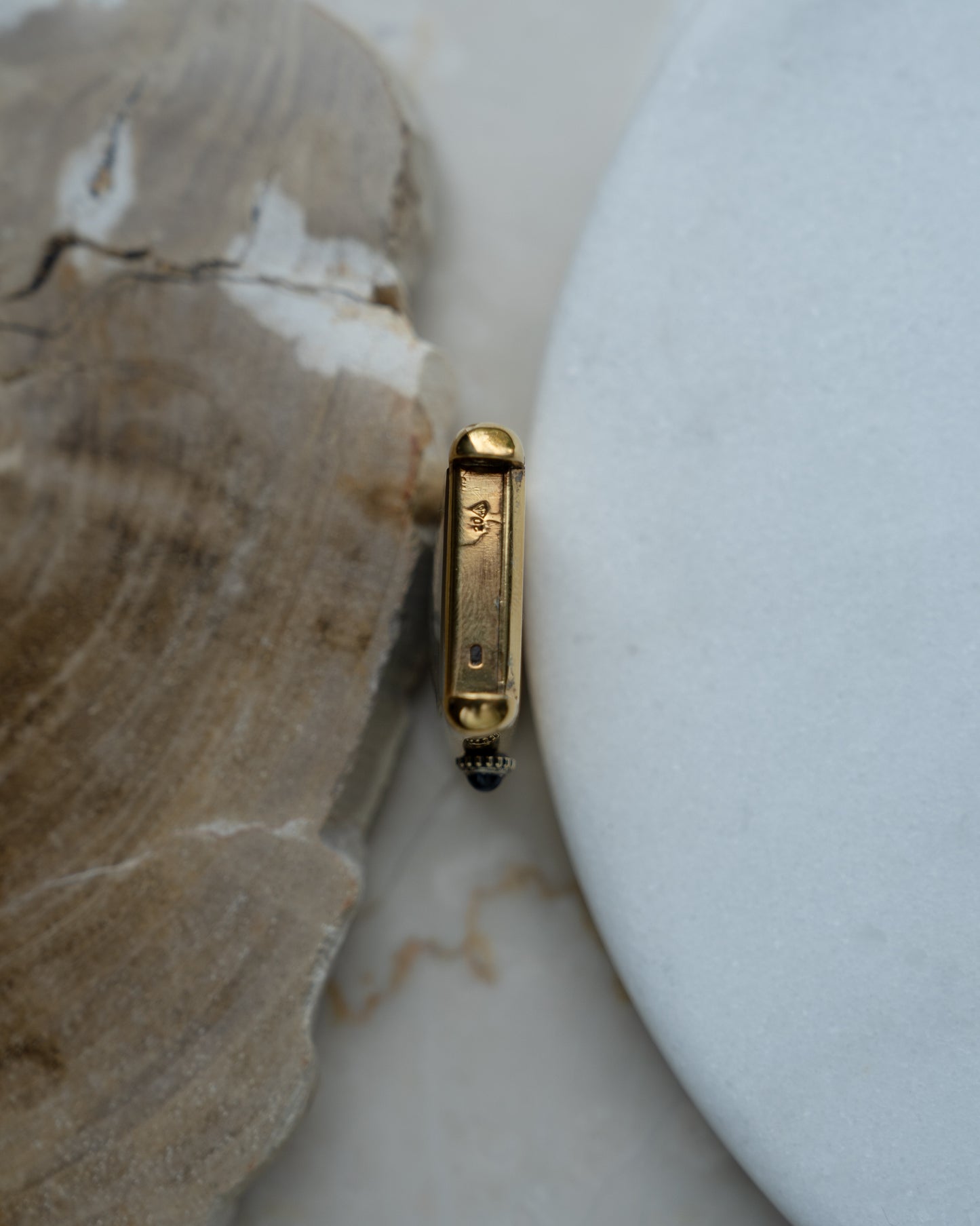 Cartier Must Tank Black Dial LM manual wind movement