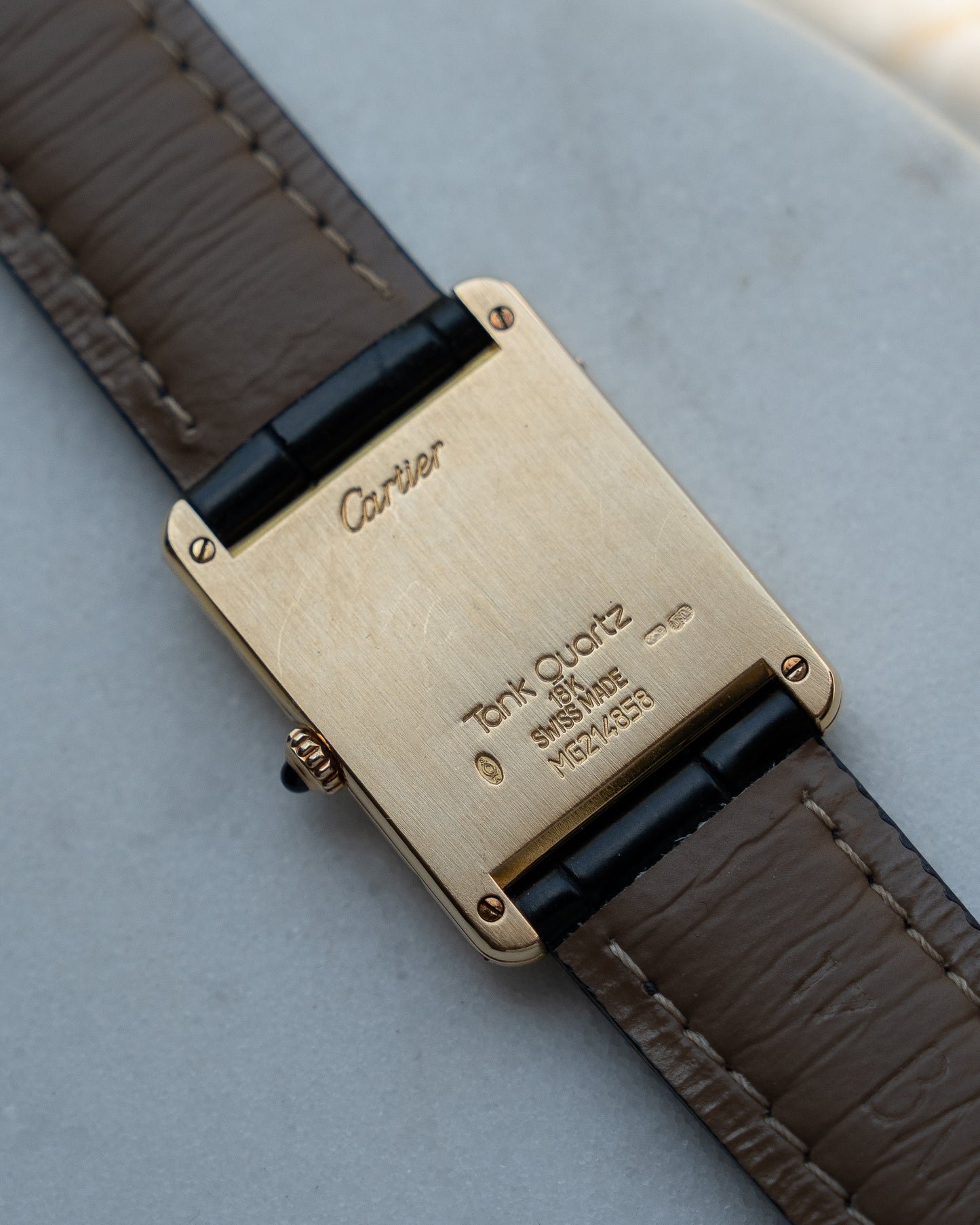 Cartier Tank Louis in 18k yellow gold, W1512856, Cal. 90.06