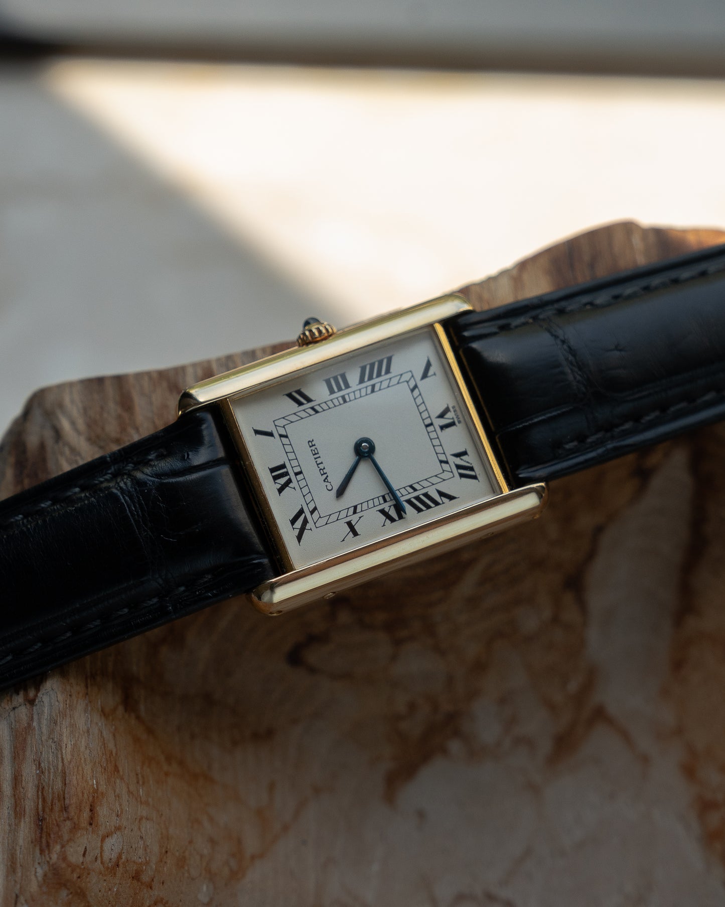 Cartier Tank Louis in 18k yellow gold, W1512856, Cal. 90.06