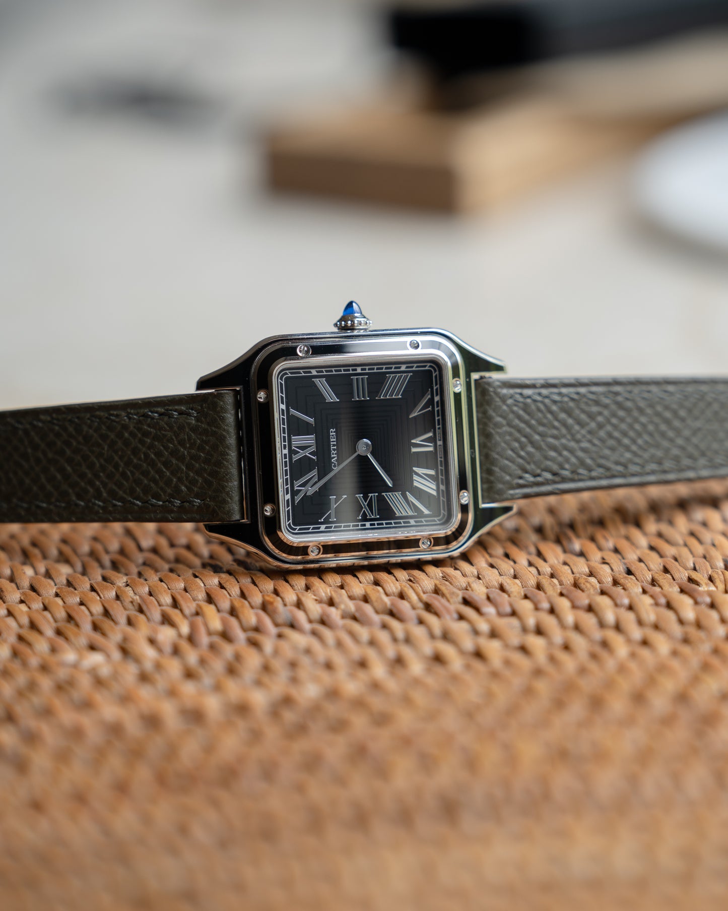 Cartier Santos Dumont WSSA0046 - black lacquer