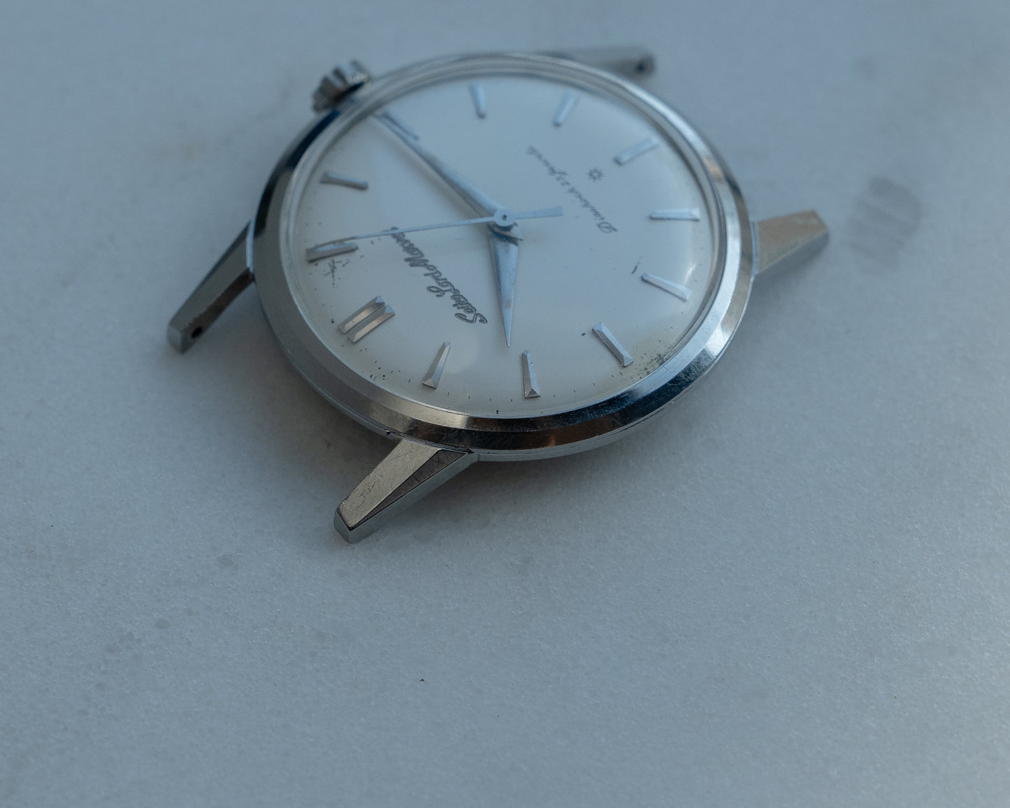 Seiko Lord Marvel 1st generation in steel, carved Mark 2 dial, "special dial"