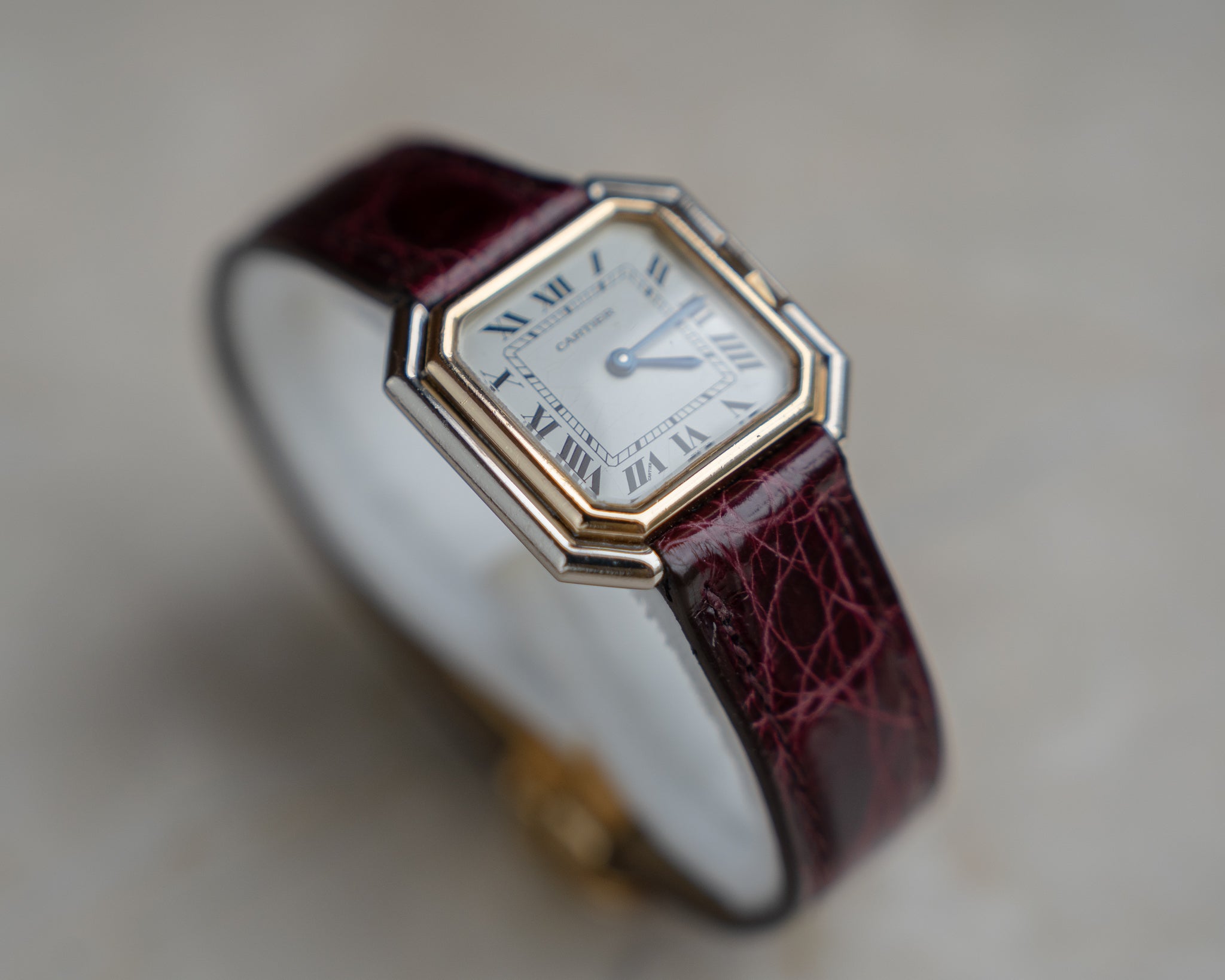 Cartier Ceinture 18k White & Yellow Gold, SM size - mechanical wind movement