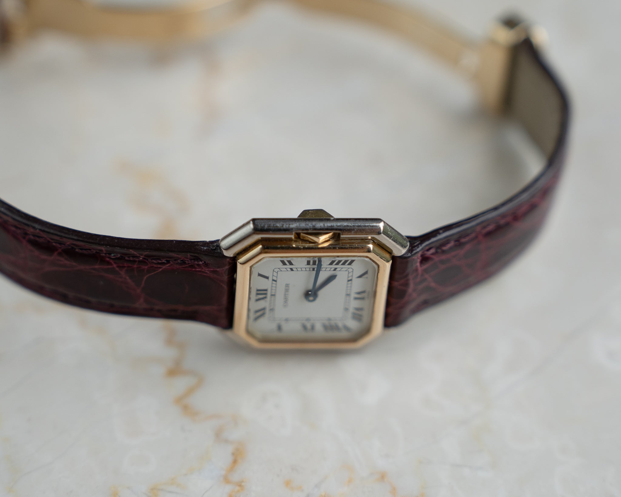Cartier Ceinture 18k White & Yellow Gold, SM size - mechanical wind movement