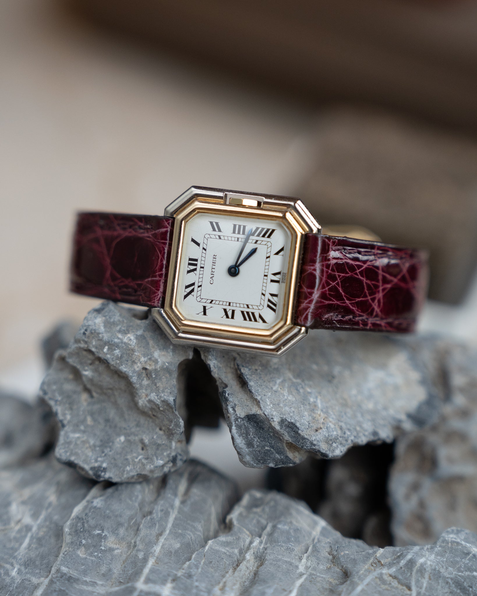 Cartier Ceinture 18k White & Yellow Gold, SM size - mechanical wind movement