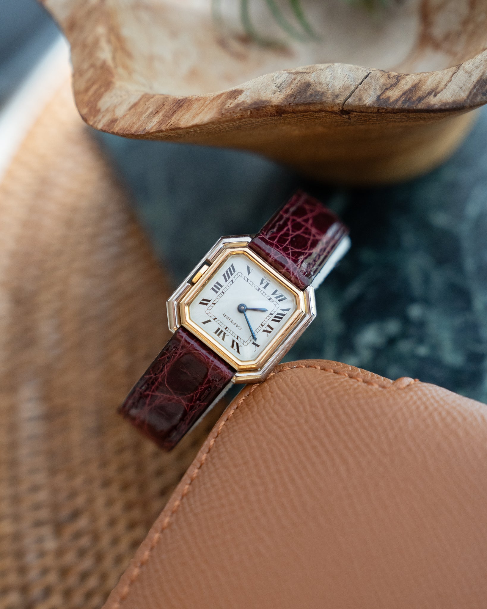 Cartier Ceinture 18k White & Yellow Gold, SM size - mechanical wind movement