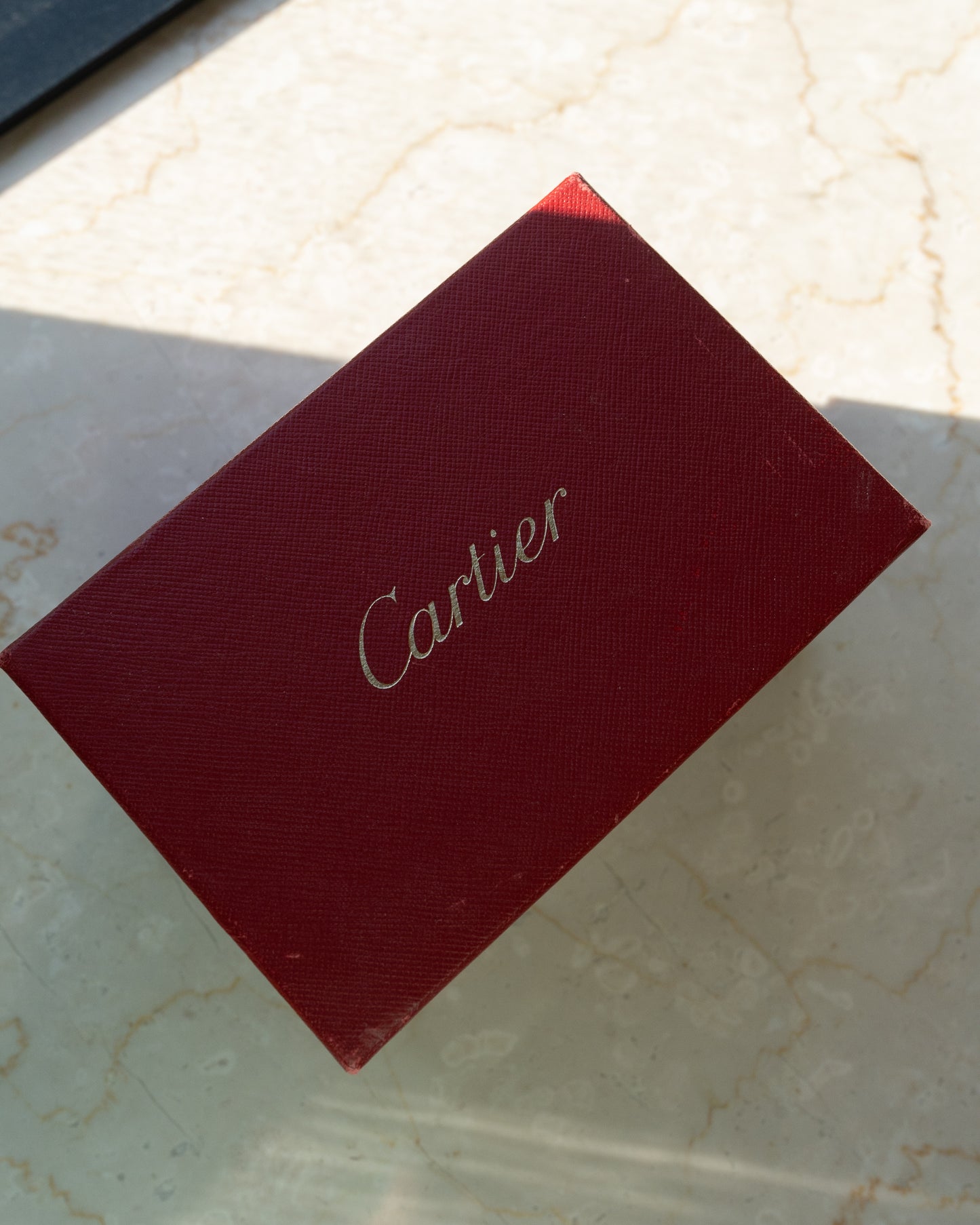 Cartier Black Calf Watch Tube - used