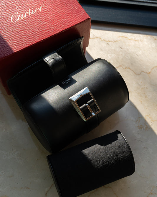Cartier Black Calf Watch Tube - used