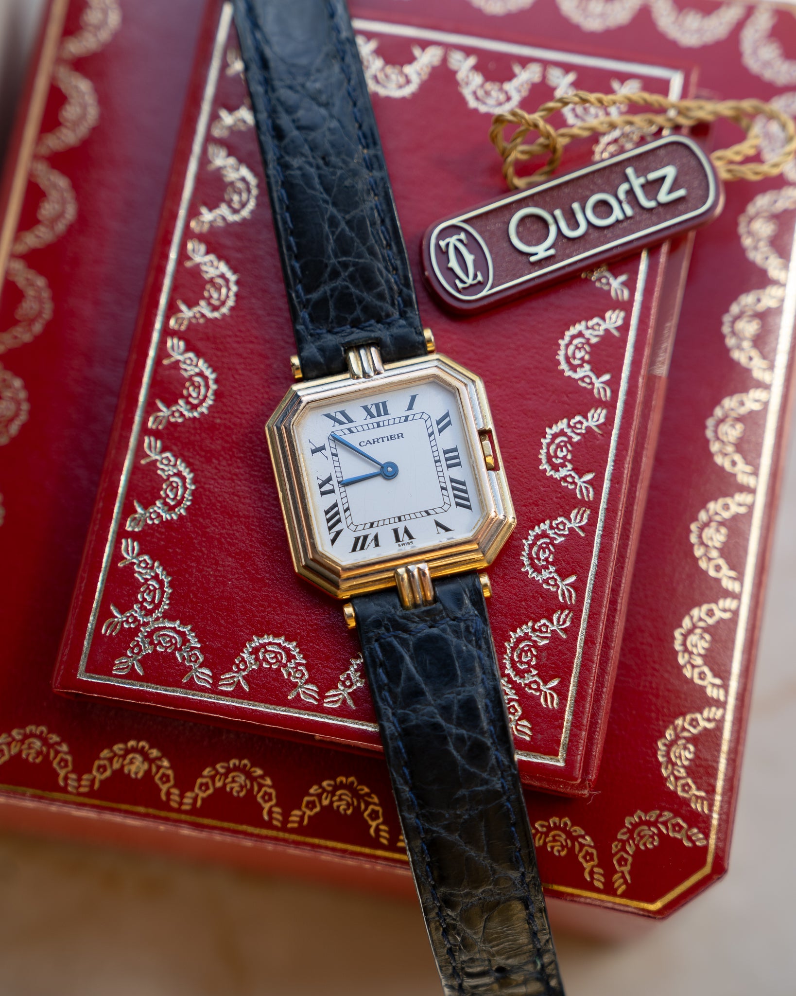 Cartier Tank Lady's Watch 1970's Gold Tone Watch
