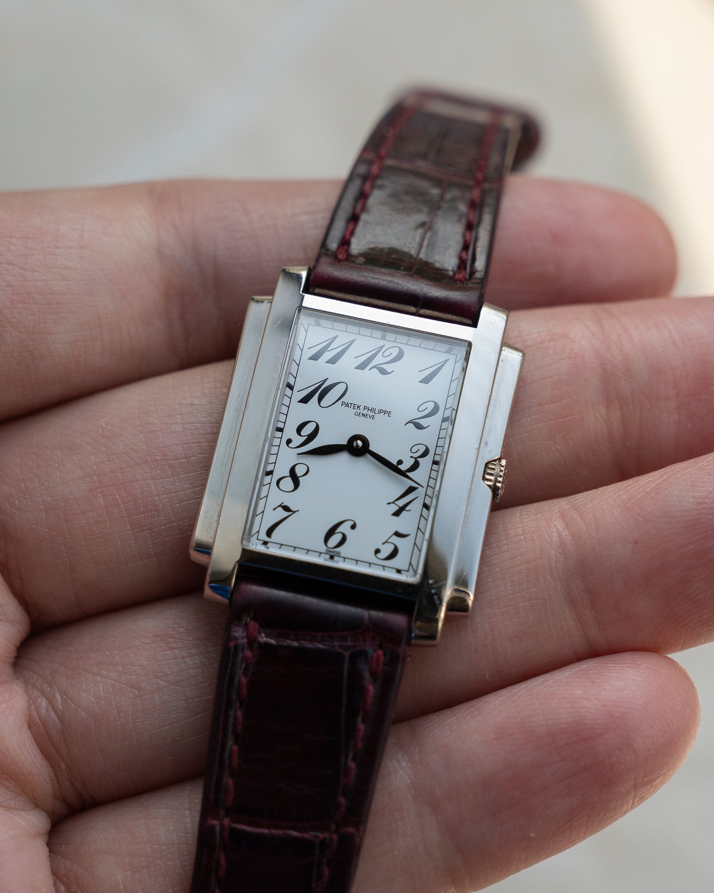 Patek Philippe Gondolo Ref. 4824G in 18k White Gold, full set from the original owner