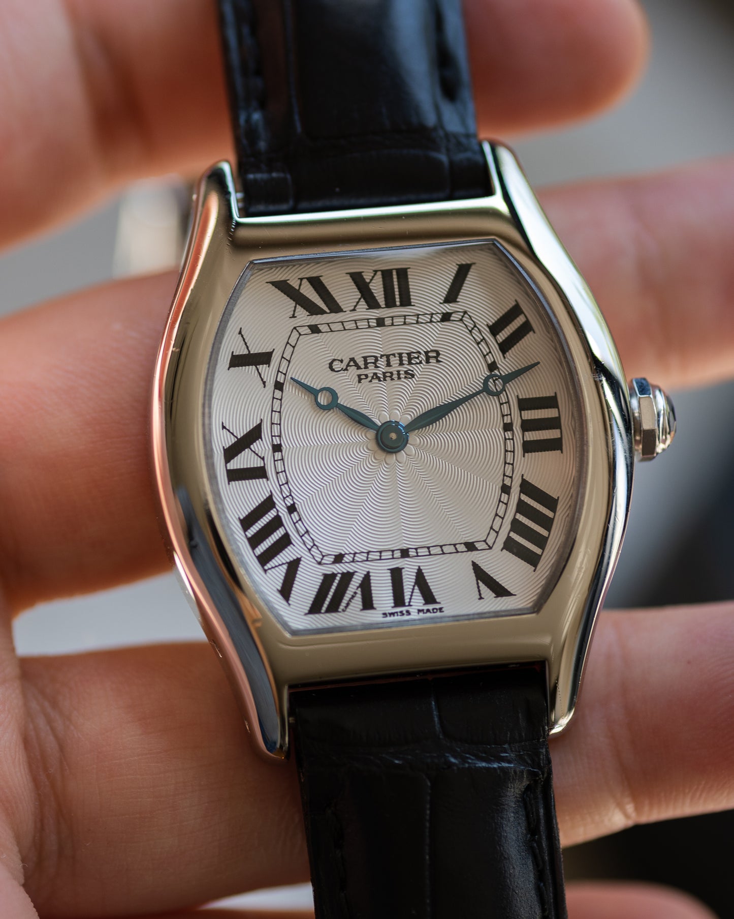 Cartier Tortue Platinum CPCP "Collection Prive", full set