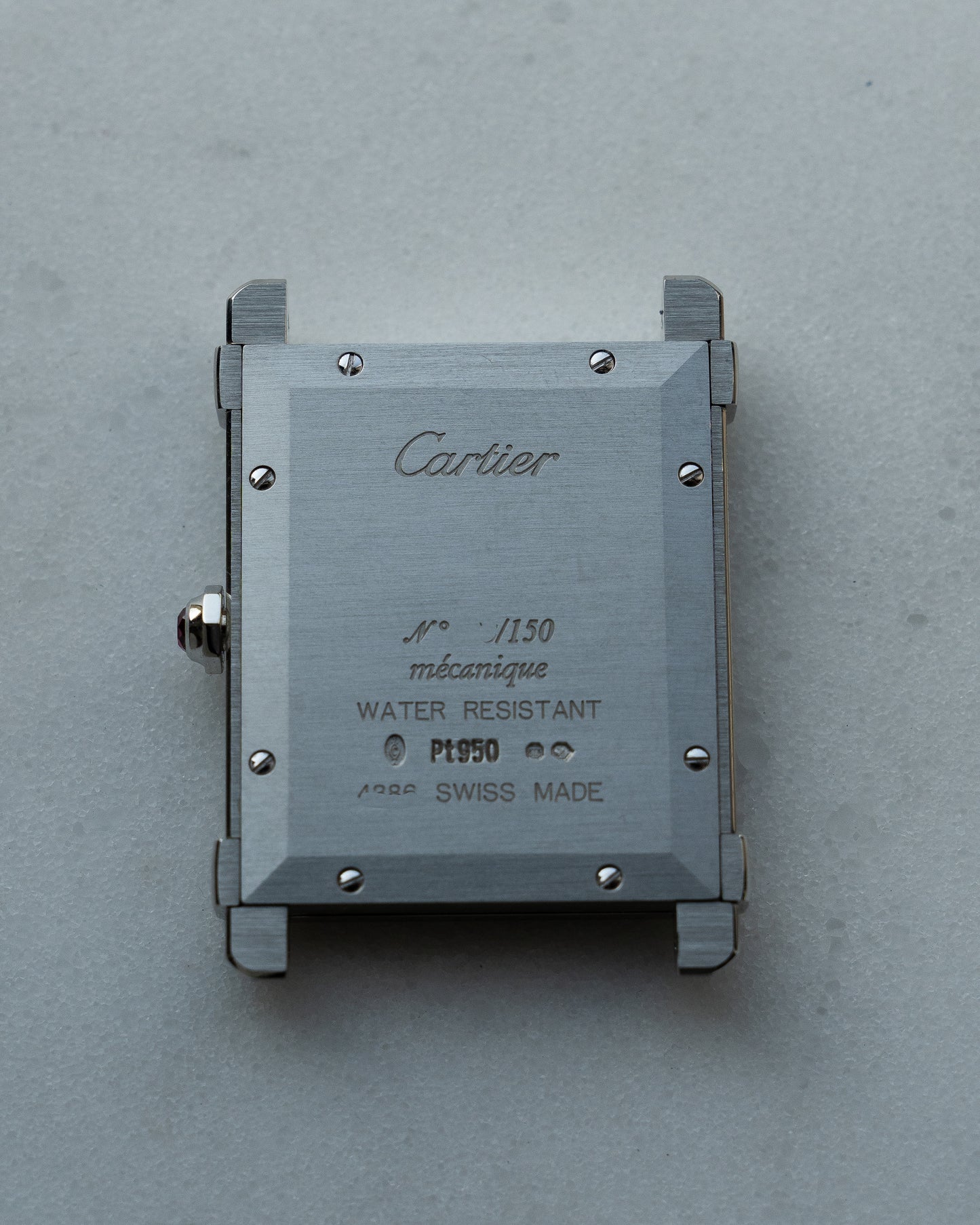 Cartier Privé Tank Chinoise in Platinum, 2022 full set, limited to 150 pieces (Price on Request)