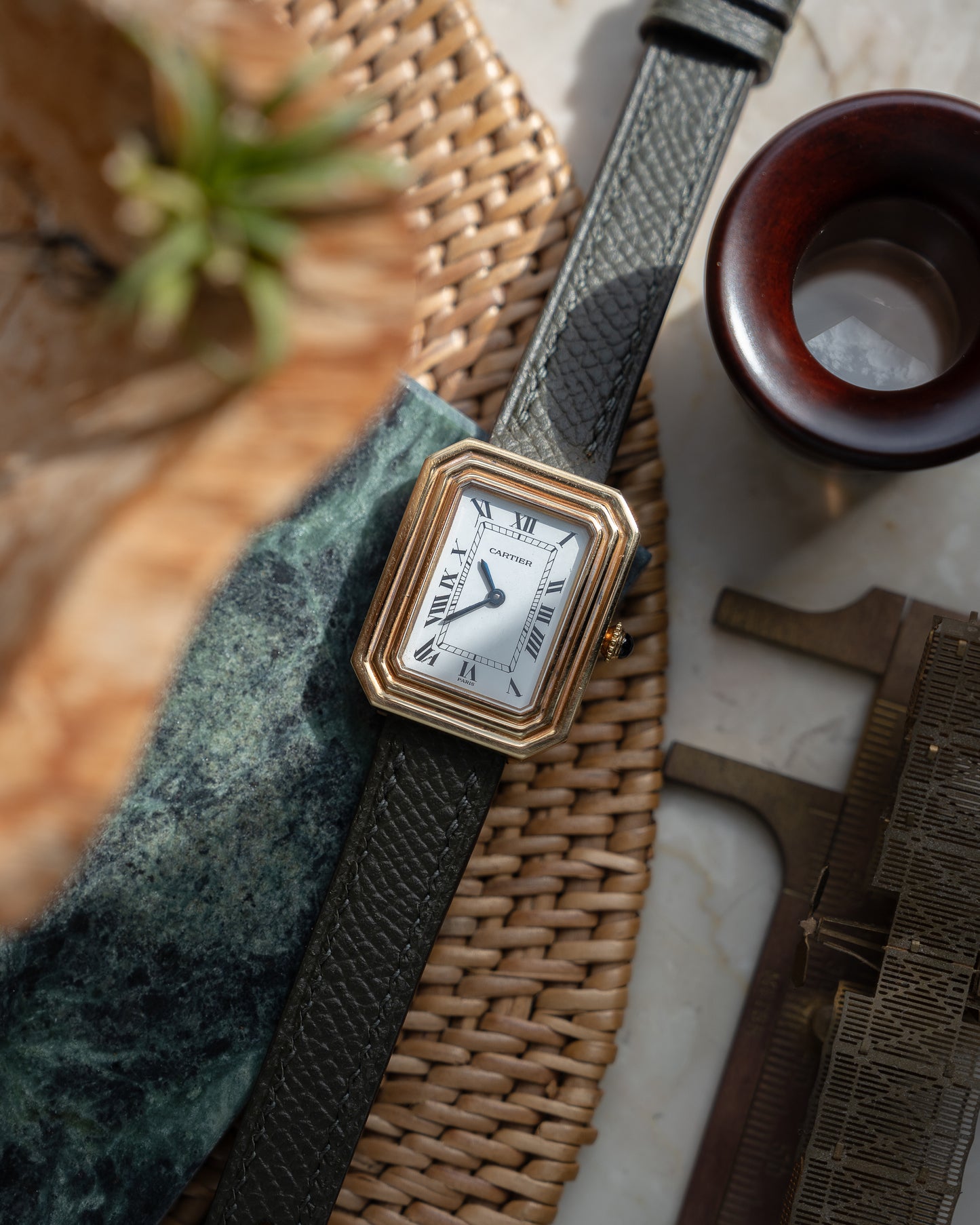 Cartier Cristallor 18k Yellow Gold, later Paris Dial & case, SM size