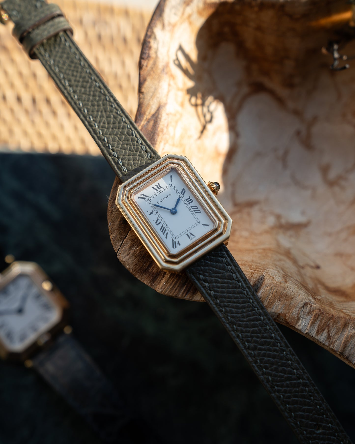 Cartier Cristallor 18k Yellow Gold, later Paris Dial & case, SM size