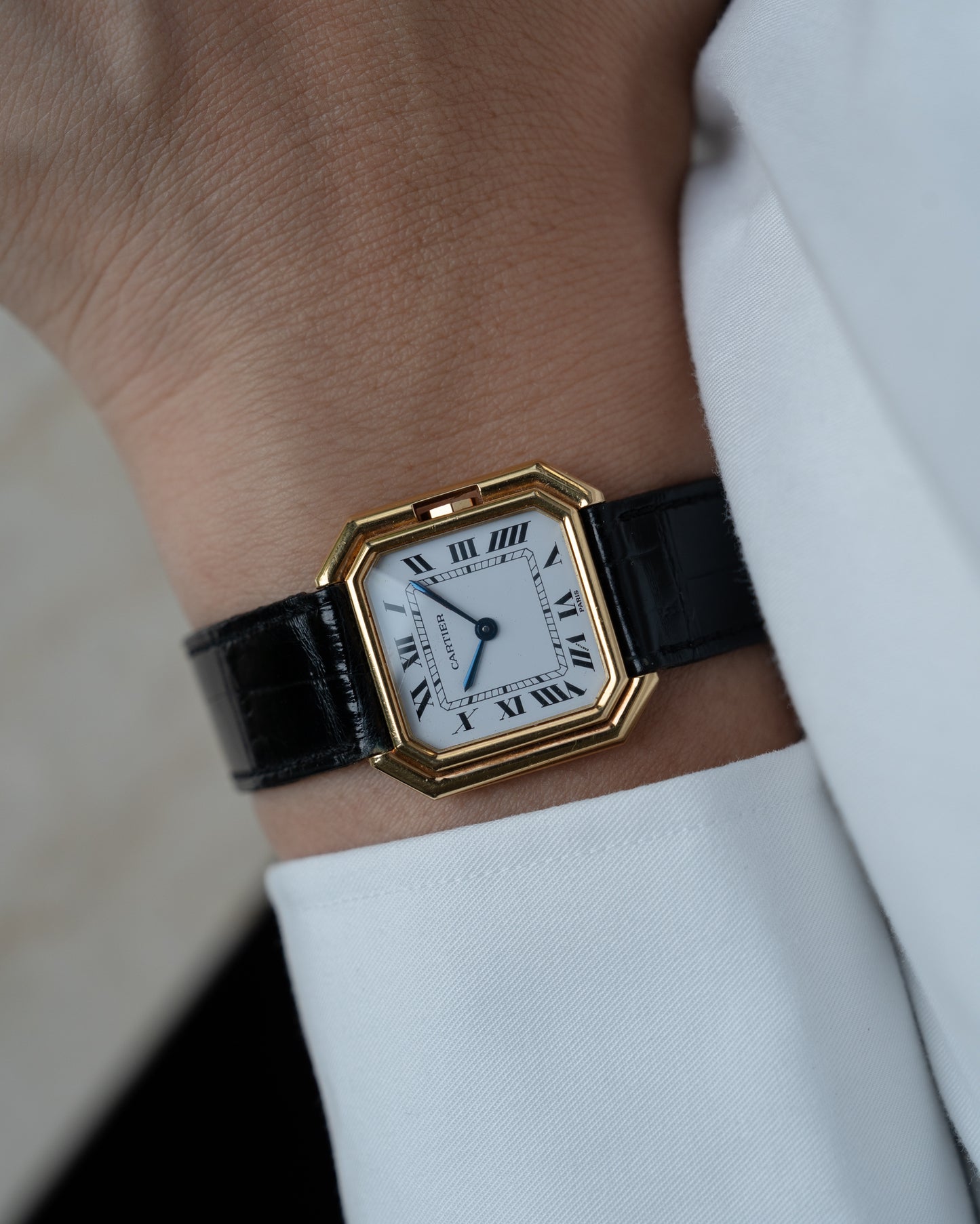 Cartier Ceinture Large size, 18k Yellow Gold, Paris dial, ref 78099 - mechanical movement