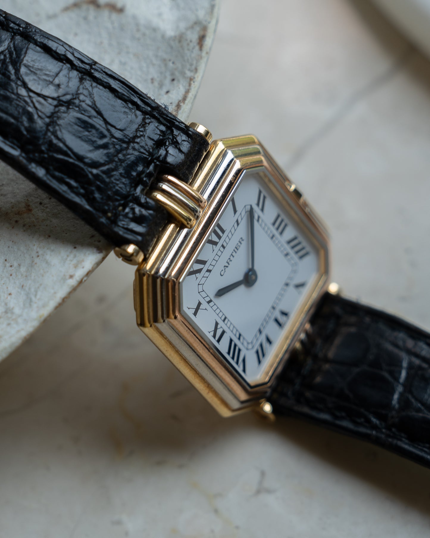 Cartier Ceinture Trinity in Yellow, Rose, White Gold- LM size, box & papers