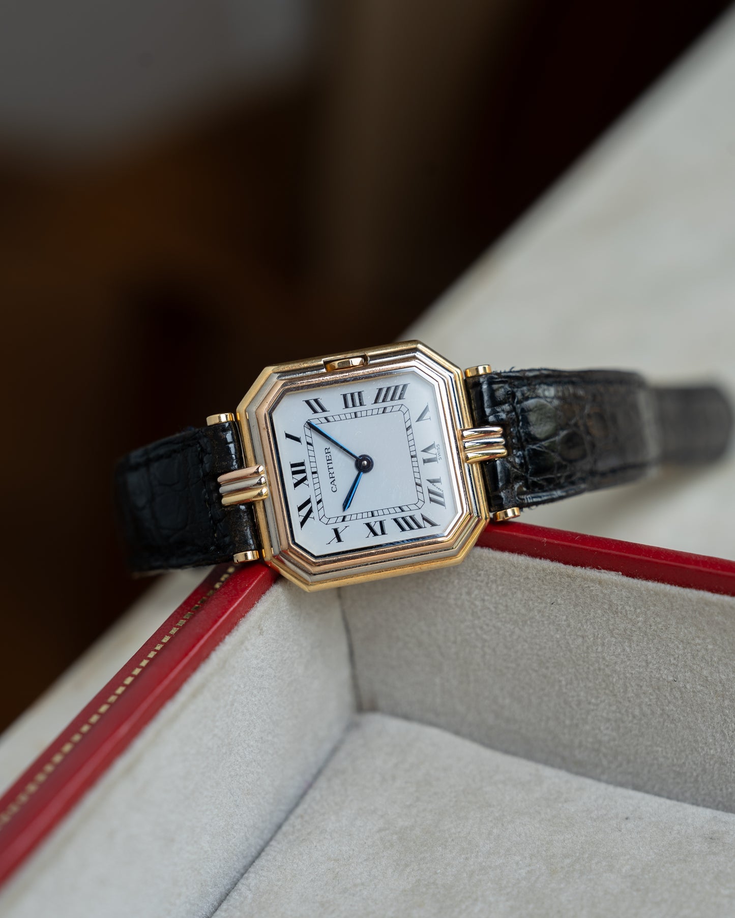 Cartier Ceinture Trinity in Yellow, Rose, White Gold- LM size, box & papers