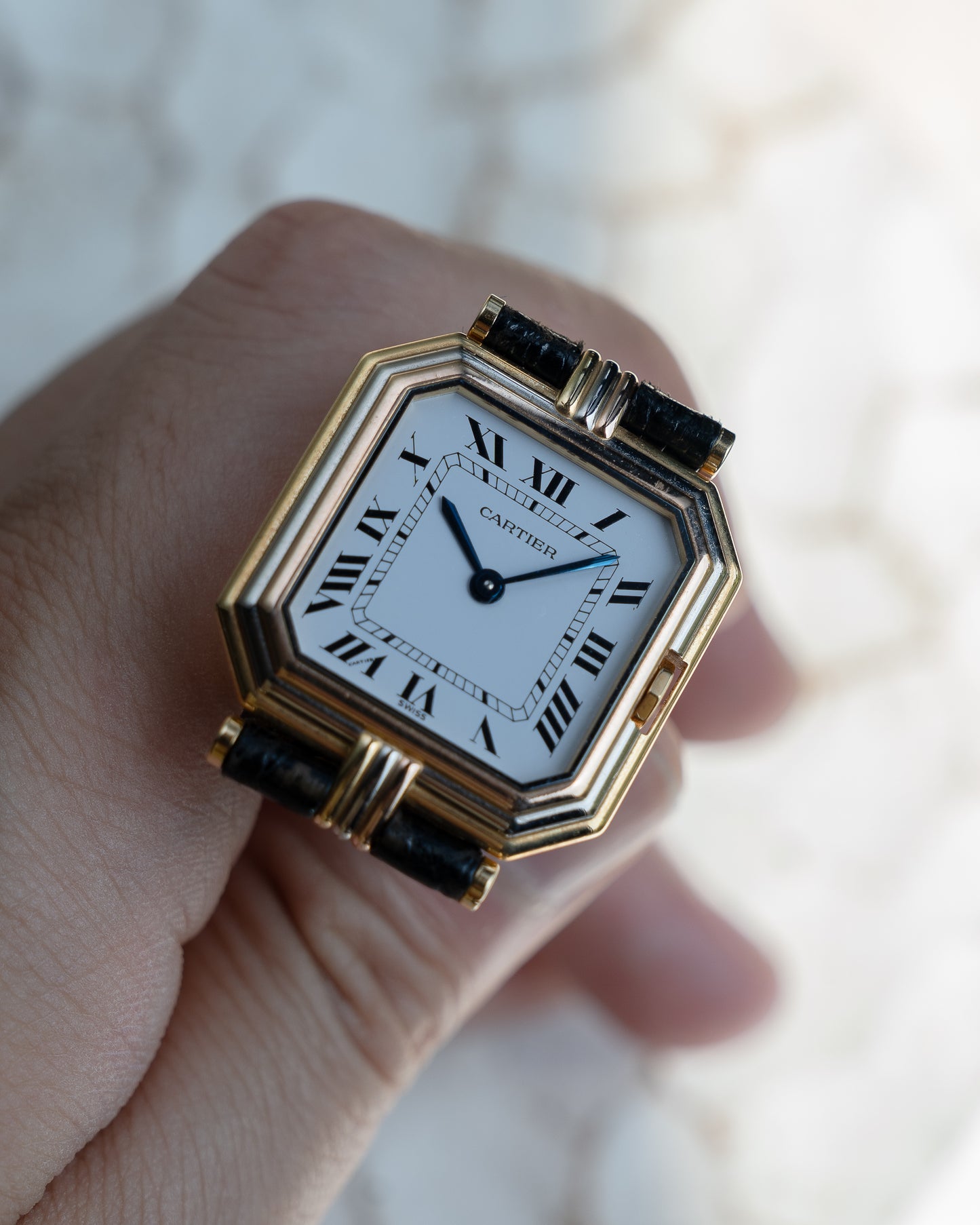 Cartier Ceinture Trinity in Yellow, Rose, White Gold- LM size, box & papers