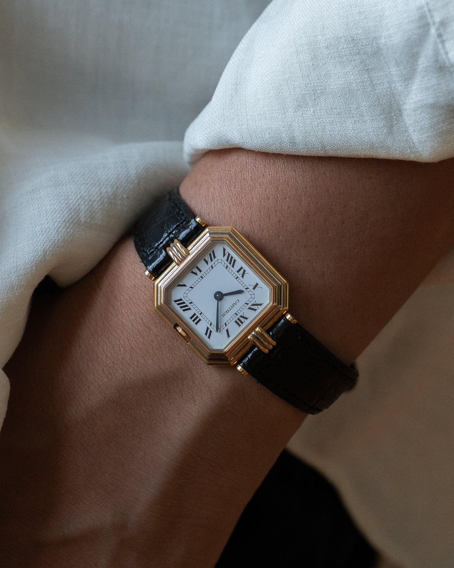 Cartier Ceinture Trinity in Yellow, Rose, White Gold- LM size, box & papers