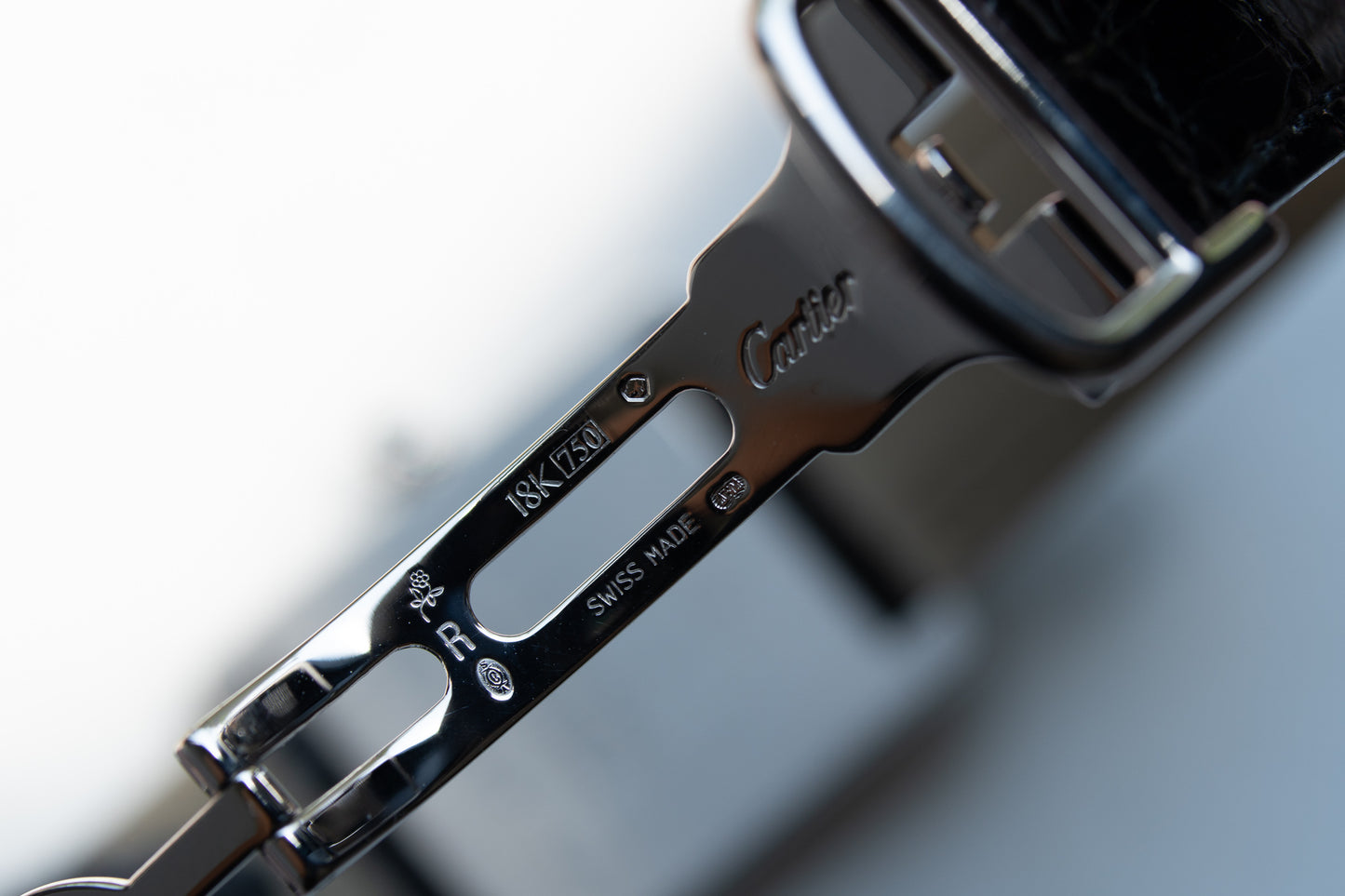 Cartier Tank Louis in platinum early CPCP, full set