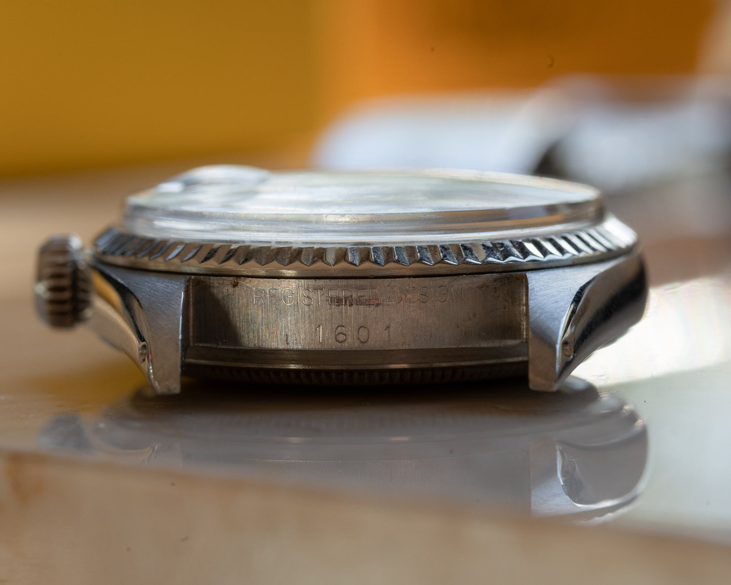 Rolex Datejust Silver Linen dial ref 1601 from 1970's