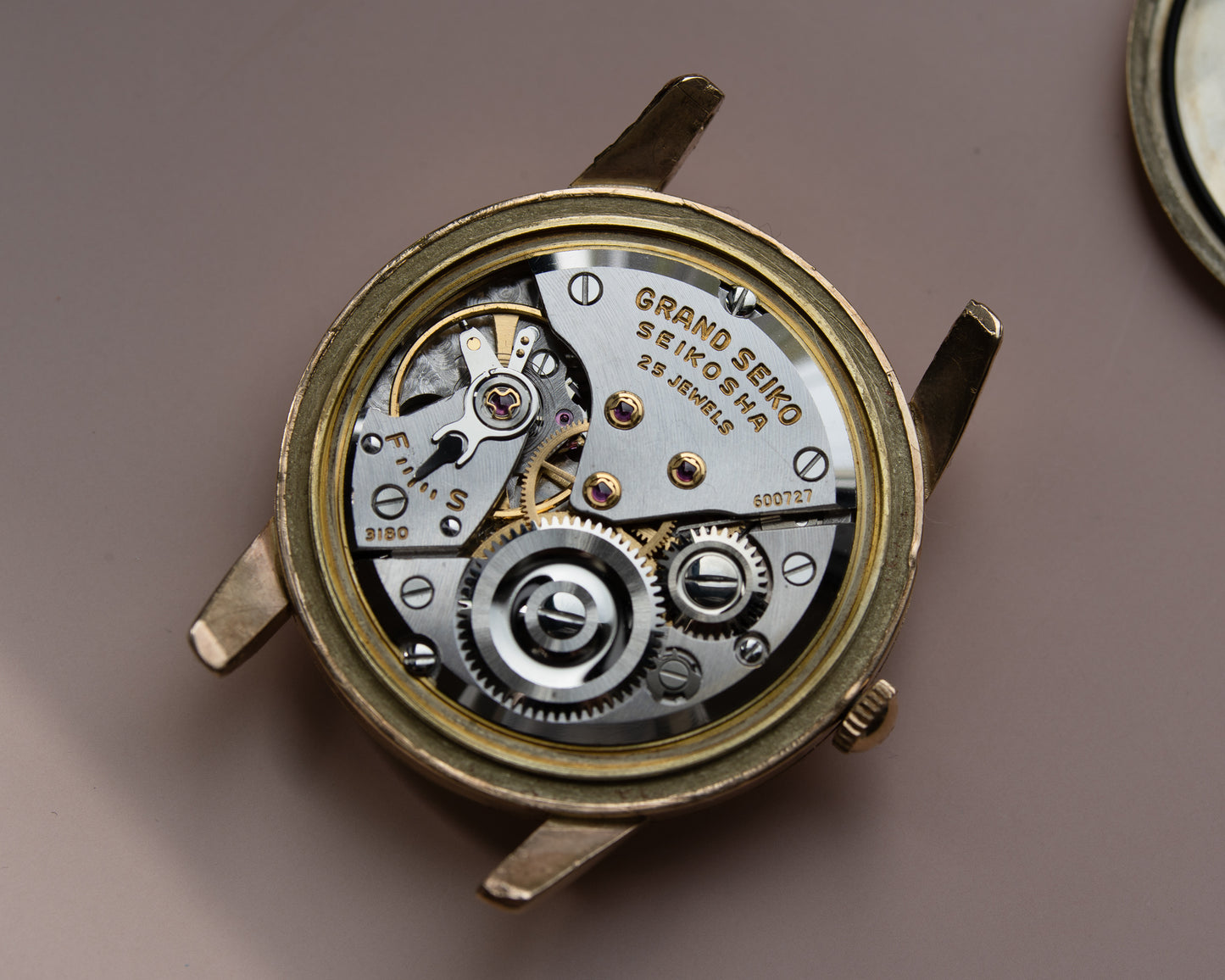 Grand Seiko First carved dial 1961 split 12 "special dial"