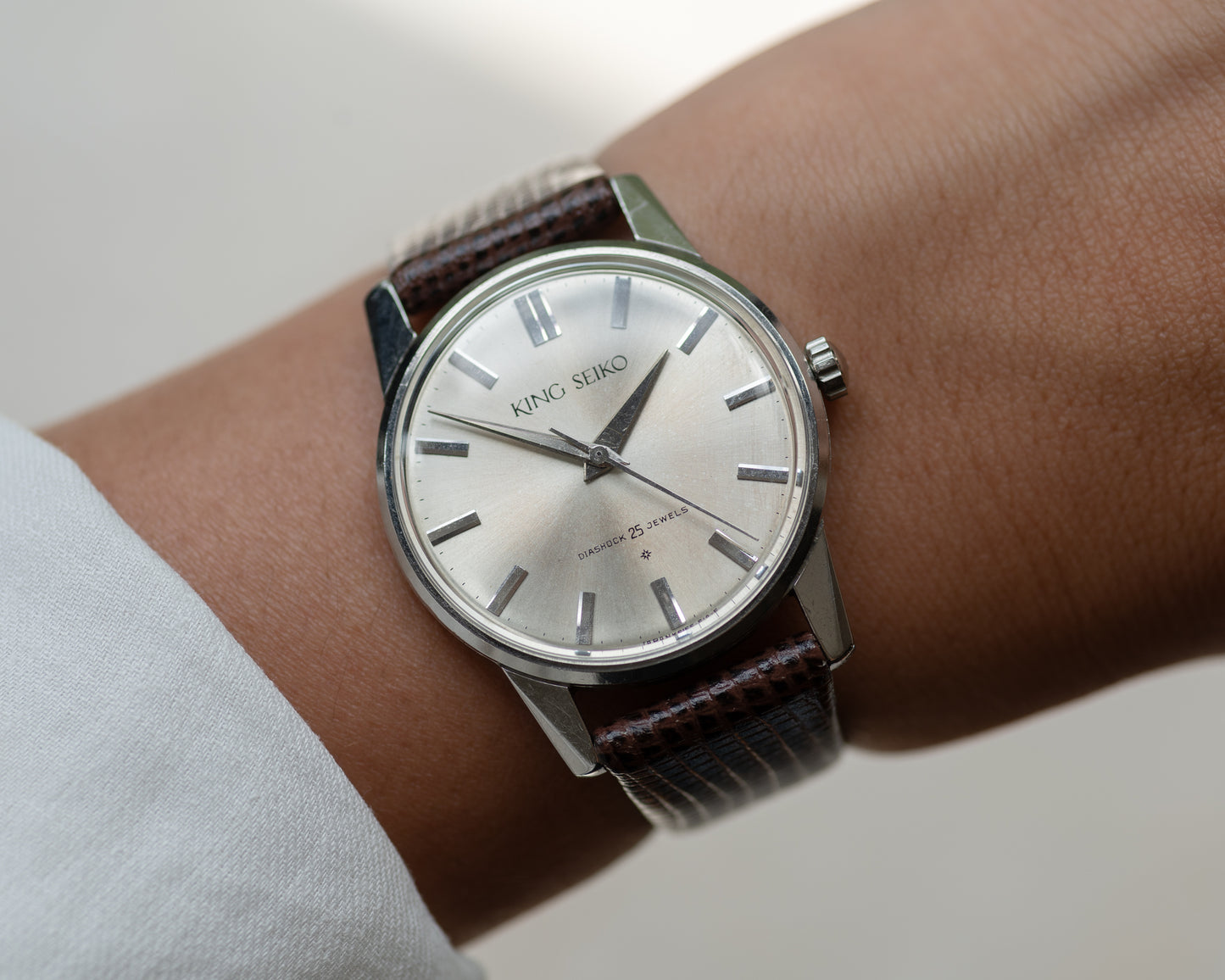King Seiko 1st Stainless Steel "special dial" type 15 June 1964