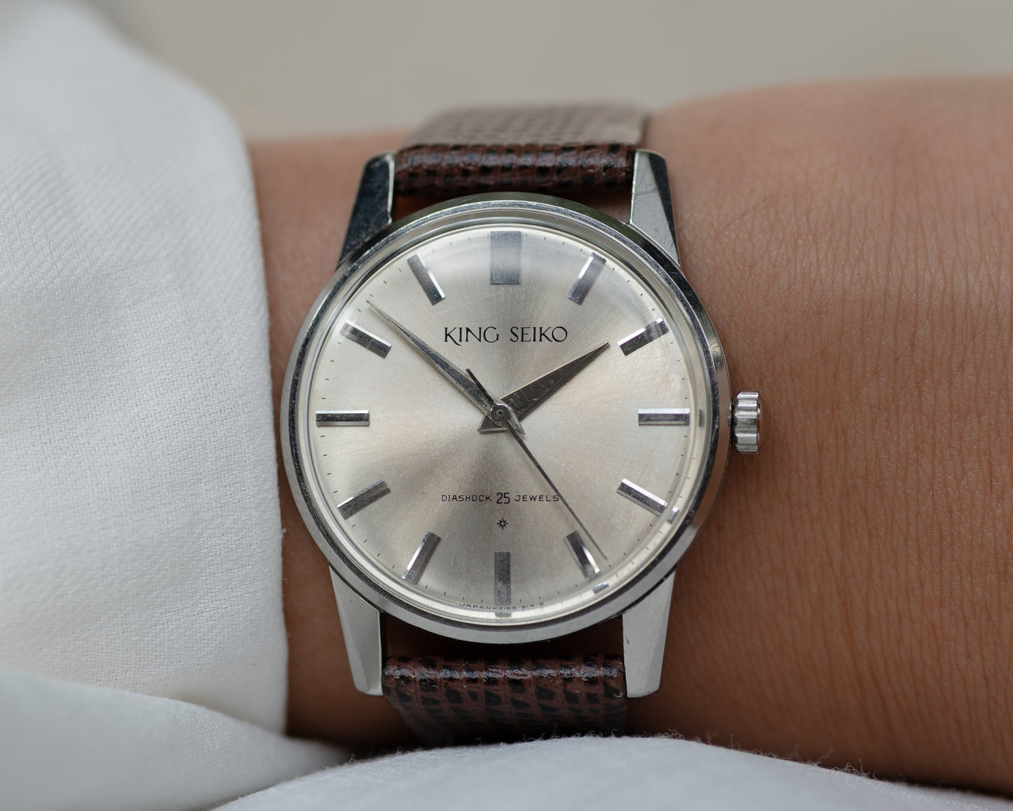 King Seiko 1st Stainless Steel "special dial" type 15 June 1964