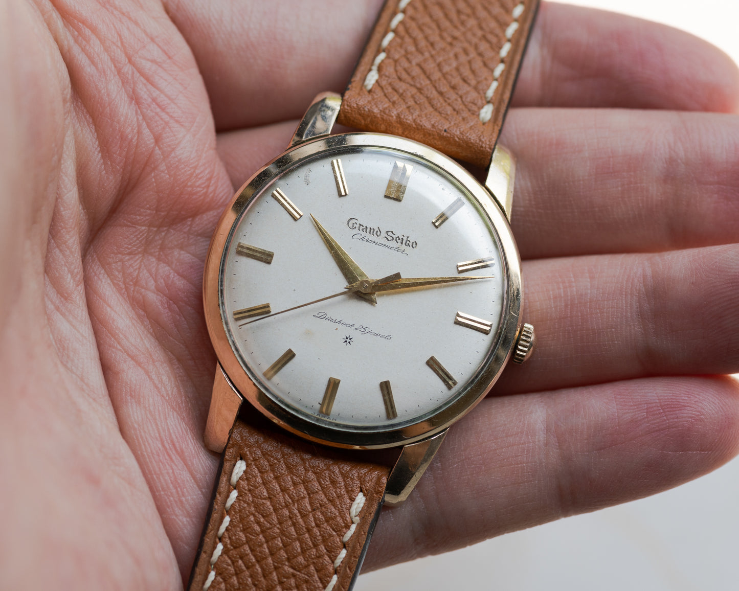 Grand Seiko First carved dial 1961 split 12 "special dial"