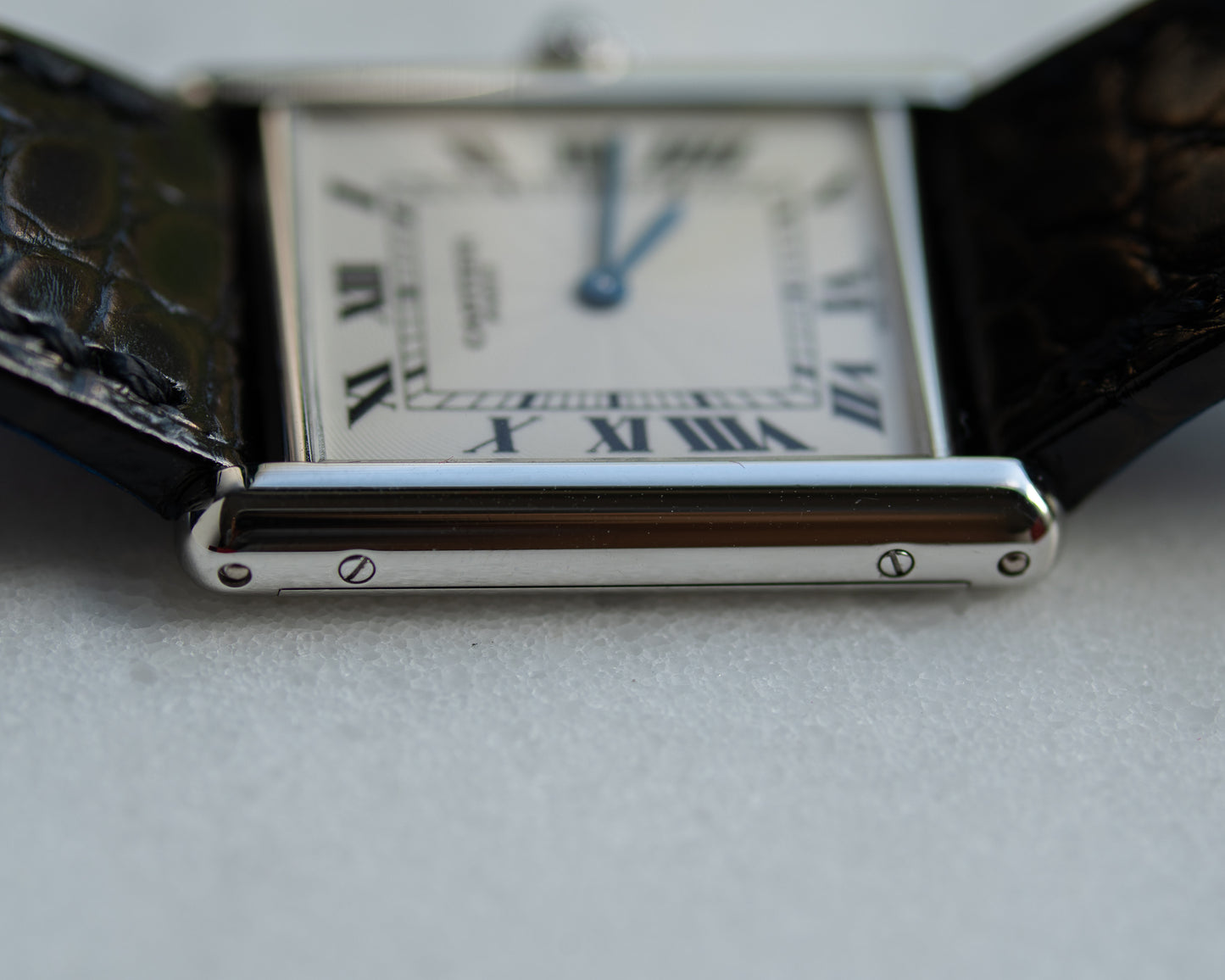 Cartier Tank Louis in platinum from the CPCP collection - full set