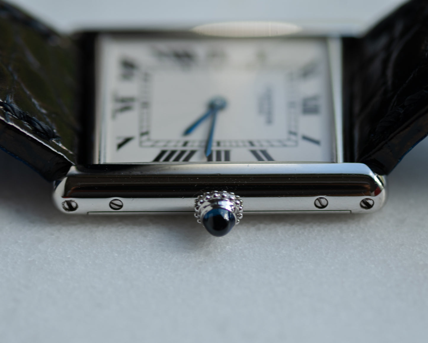 Cartier Tank Louis in platinum from the CPCP collection - full set