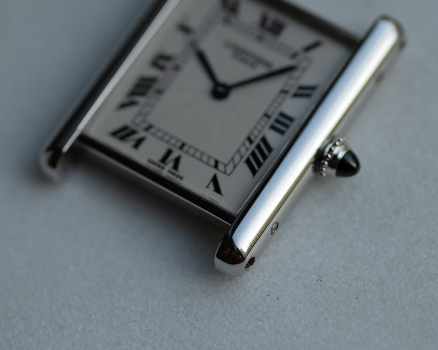 Cartier Tank Louis in platinum from the CPCP collection - full set