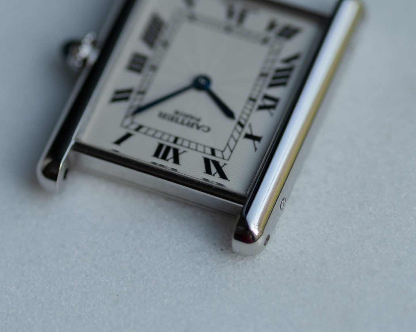 Cartier Tank Louis in platinum from the CPCP collection - full set