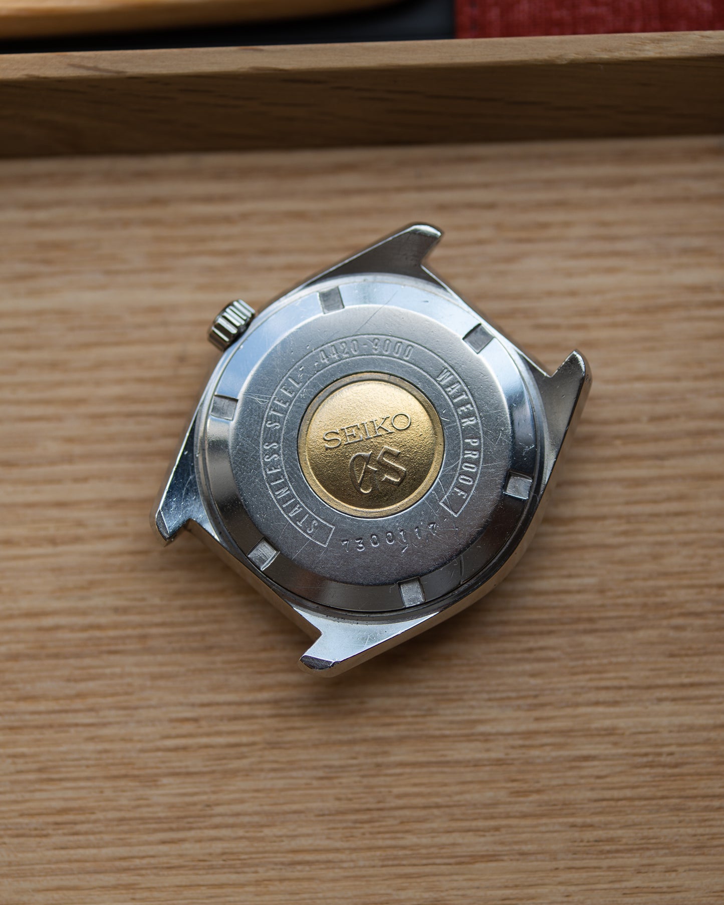 Grand Seiko 4420-9000 early "diashock" dial, March 1967