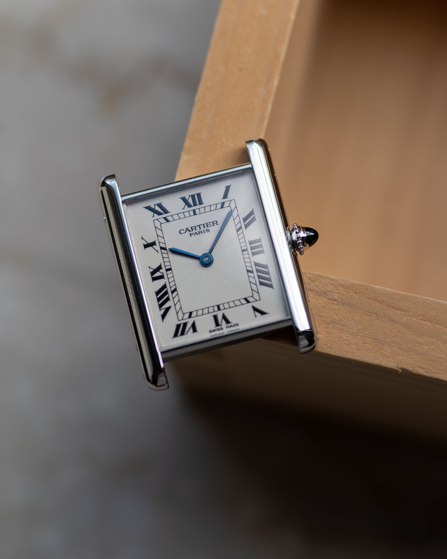 Cartier Tank Louis in platinum from the CPCP collection - full set