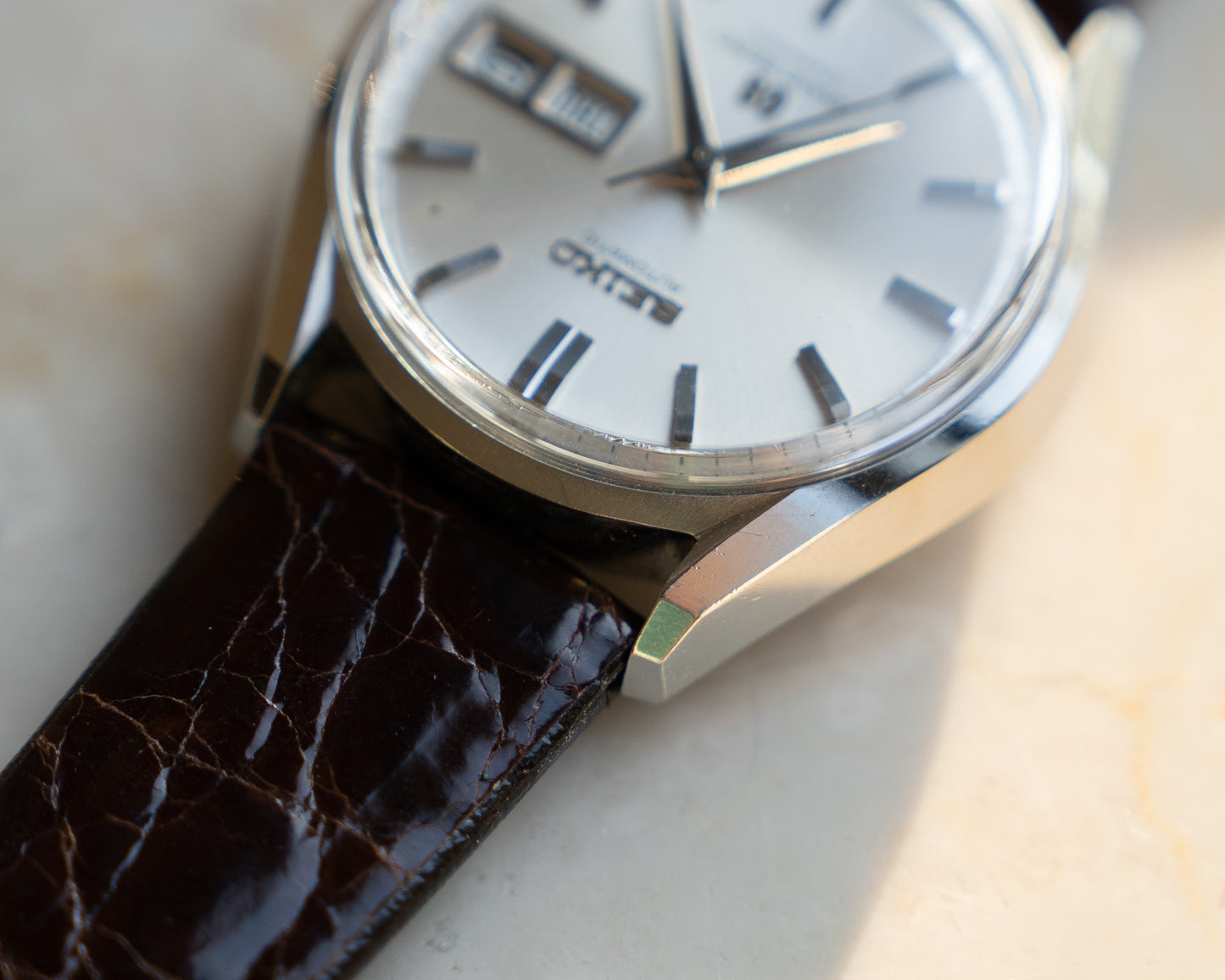 Grand Seiko 6246-9000 stainless steel February 1966 lion medallion