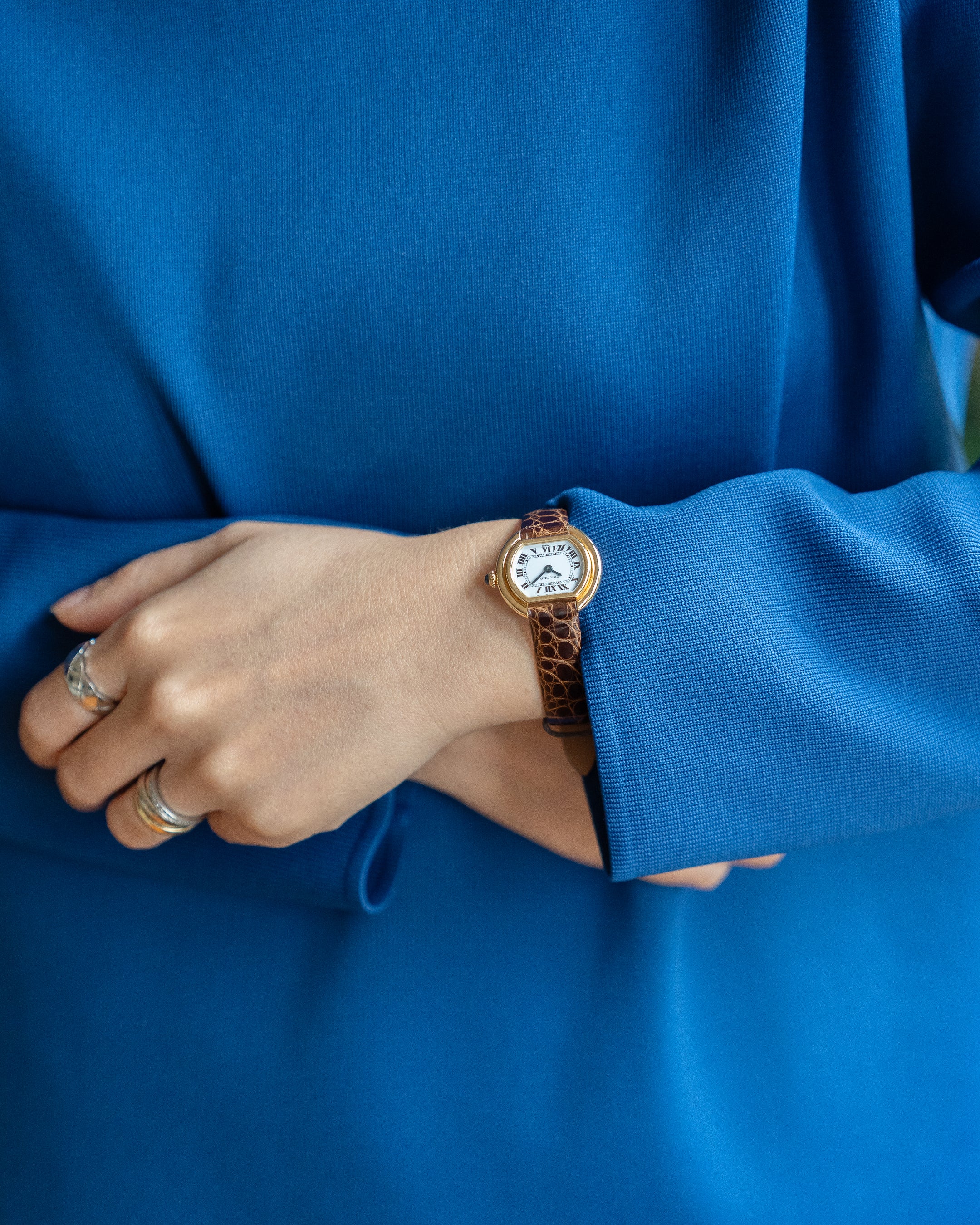 Cartier Ellipse Yellow Gold, Paris Dial, SM size - mechanical wind movement