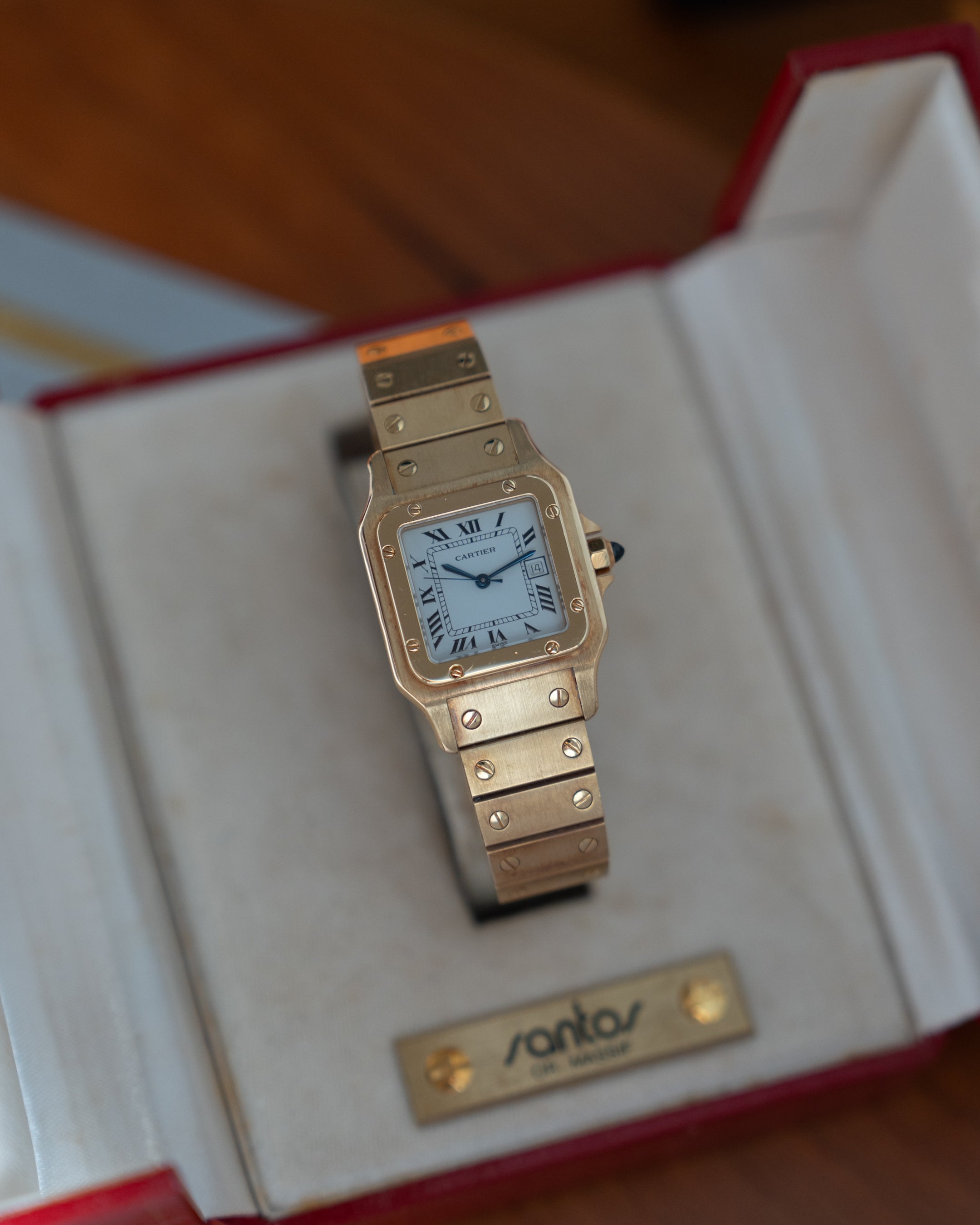 Santos de Cartier “Or Massif” - ref 2964 full gold - MM size -automatic movement - box&papers