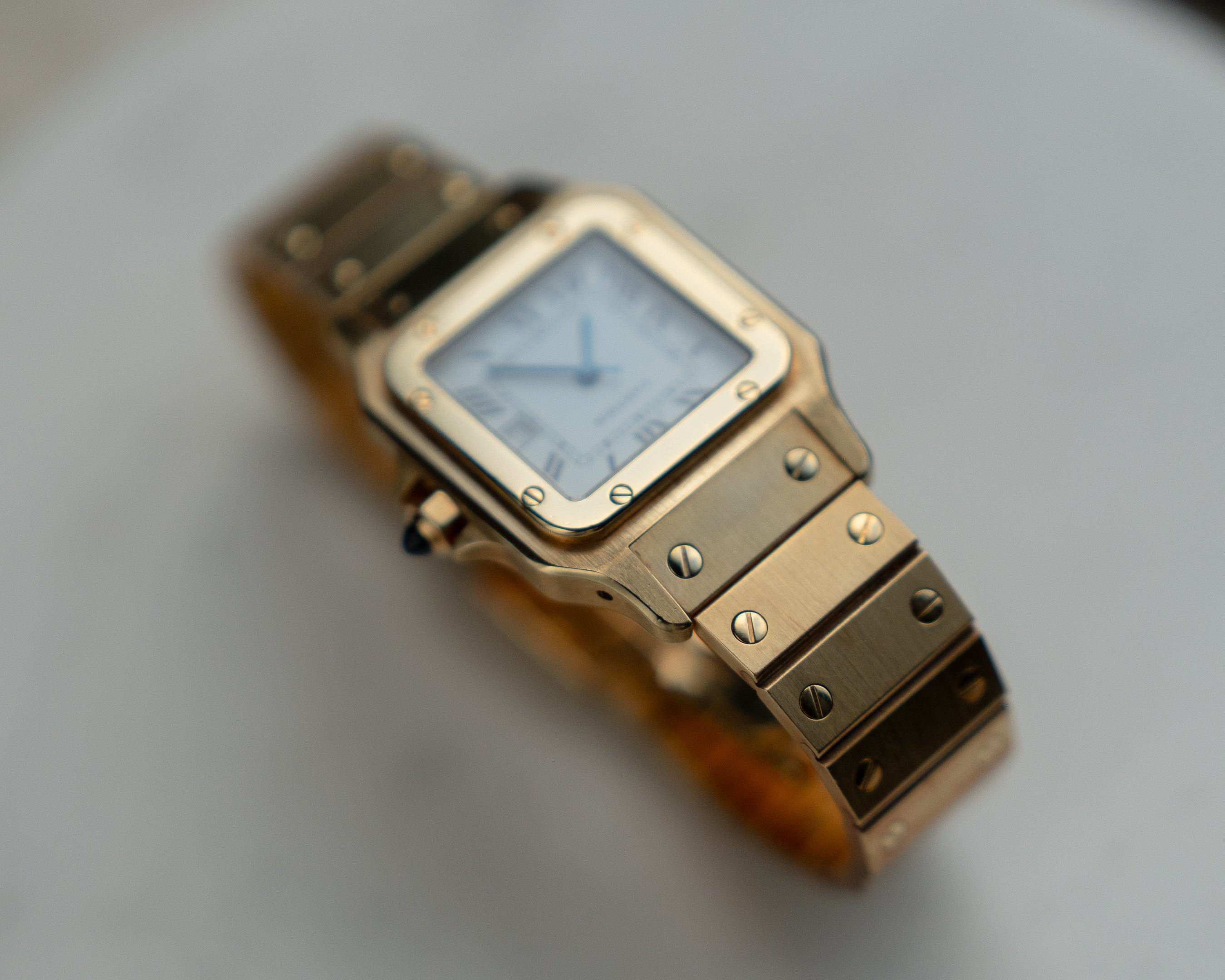 Santos de Cartier “Or Massif” - ref 2964 full gold - MM size -automatic movement - box&papers