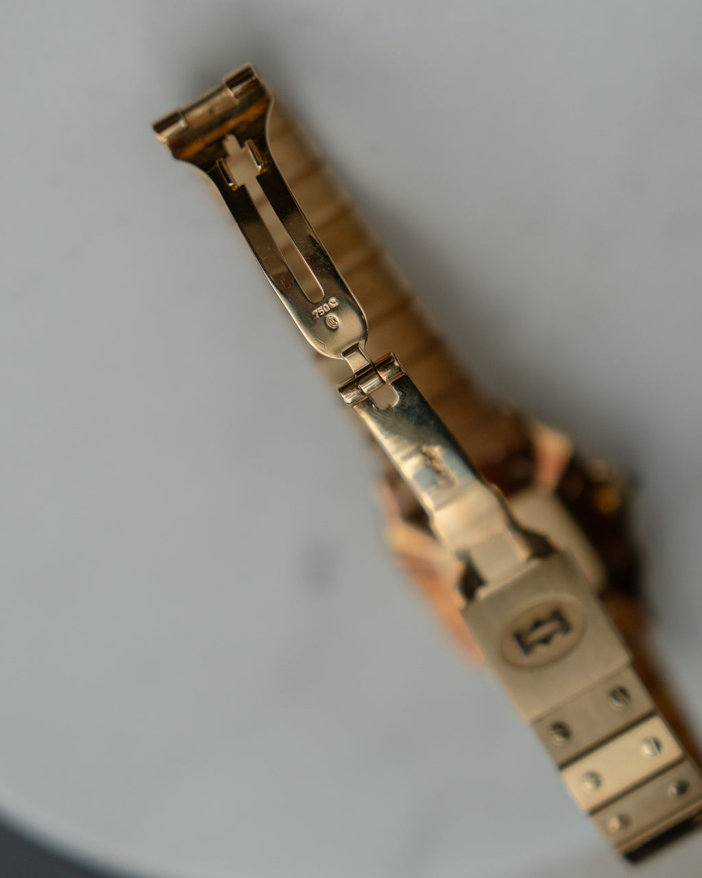 Santos de Cartier “Or Massif” - ref 2964 full gold - MM size -automatic movement - box&papers