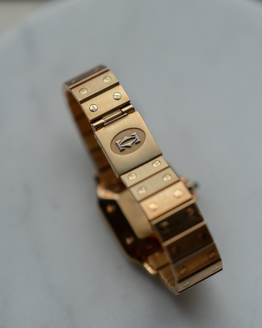 Santos de Cartier “Or Massif” - ref 2964 full gold - MM size -automatic movement - box&papers