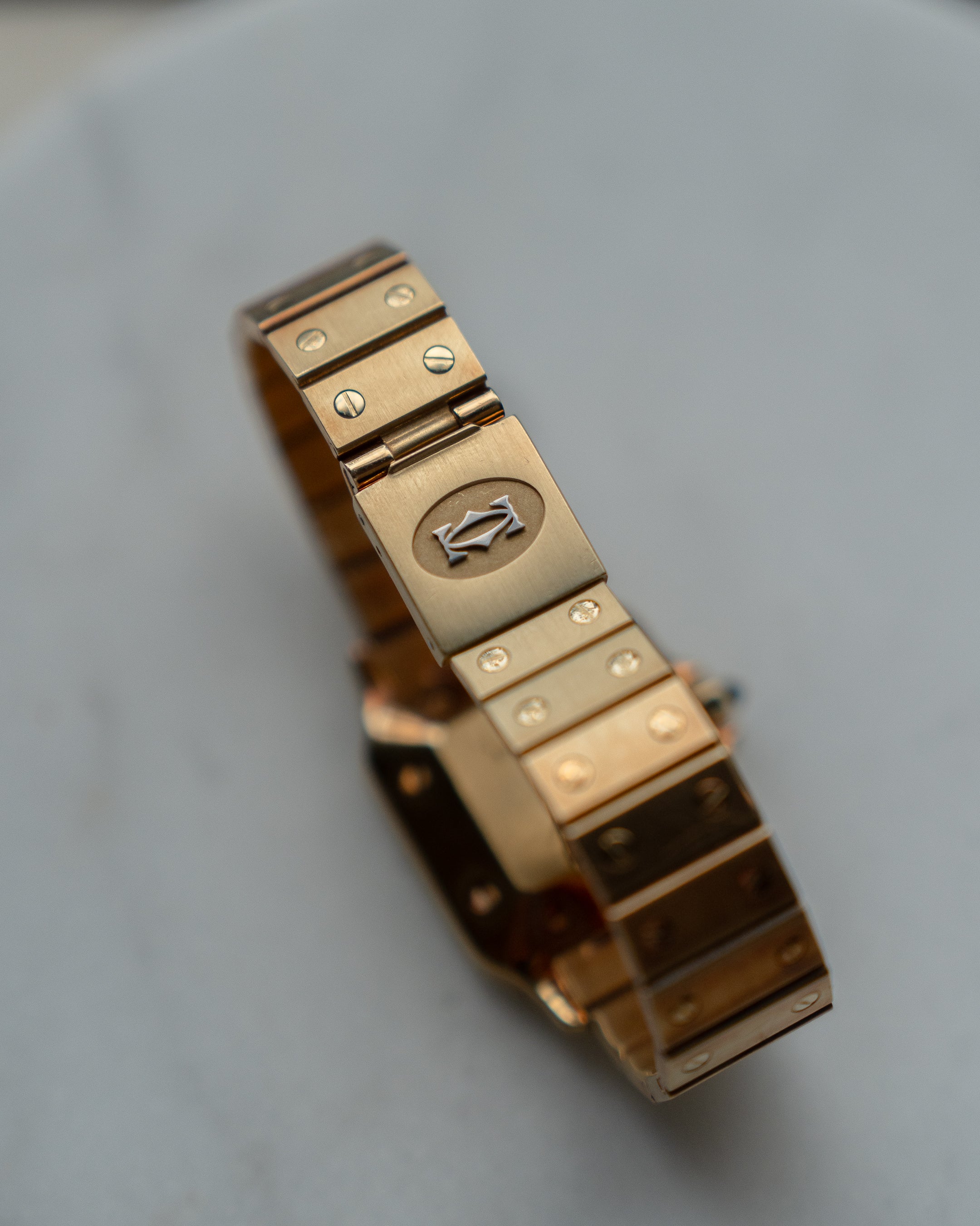 Santos de Cartier “Or Massif” - ref 2964 full gold - MM size -automatic movement - box&papers